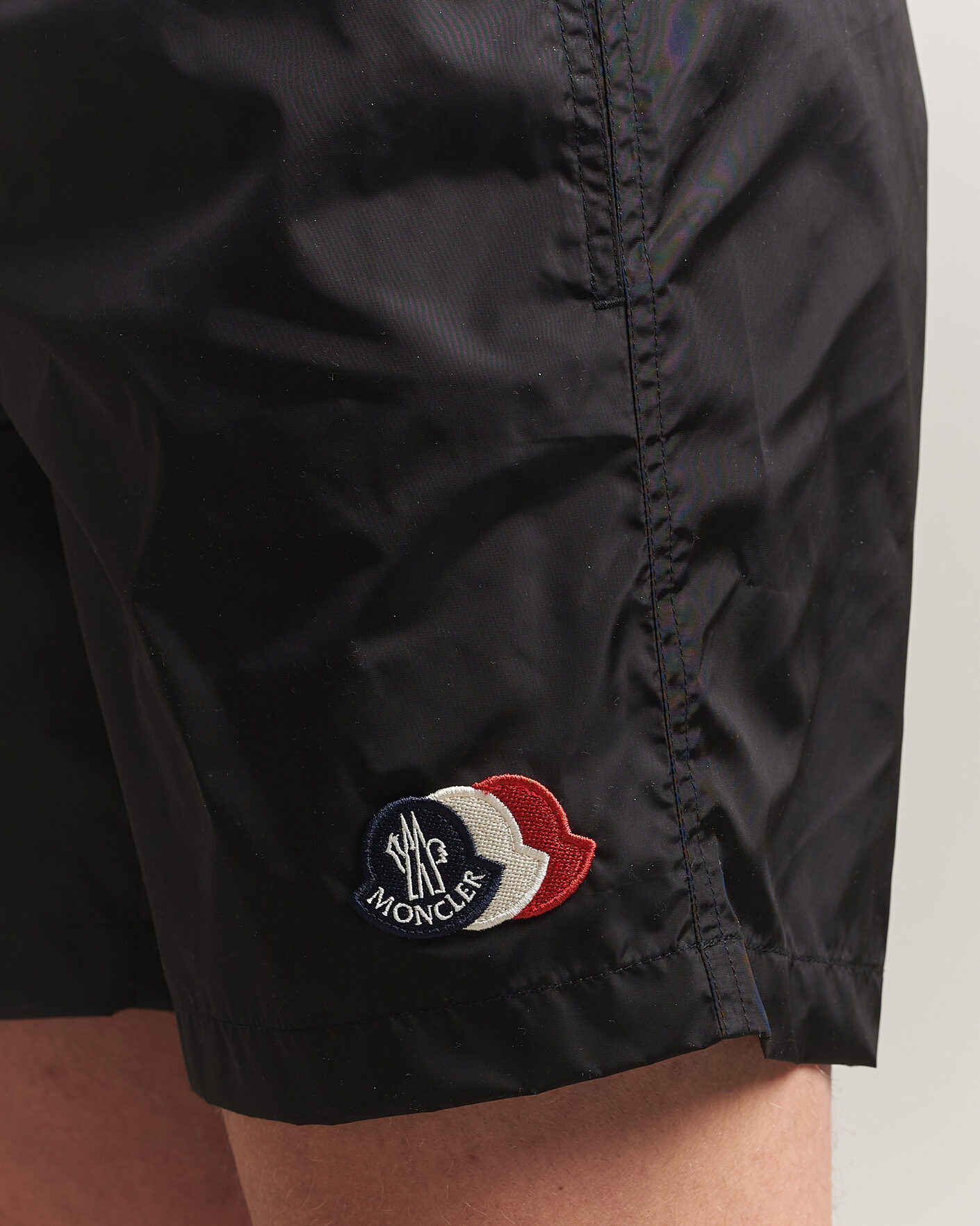 Herre | Badeshorts | Moncler | Tricolore Logo Swim Shorts Black