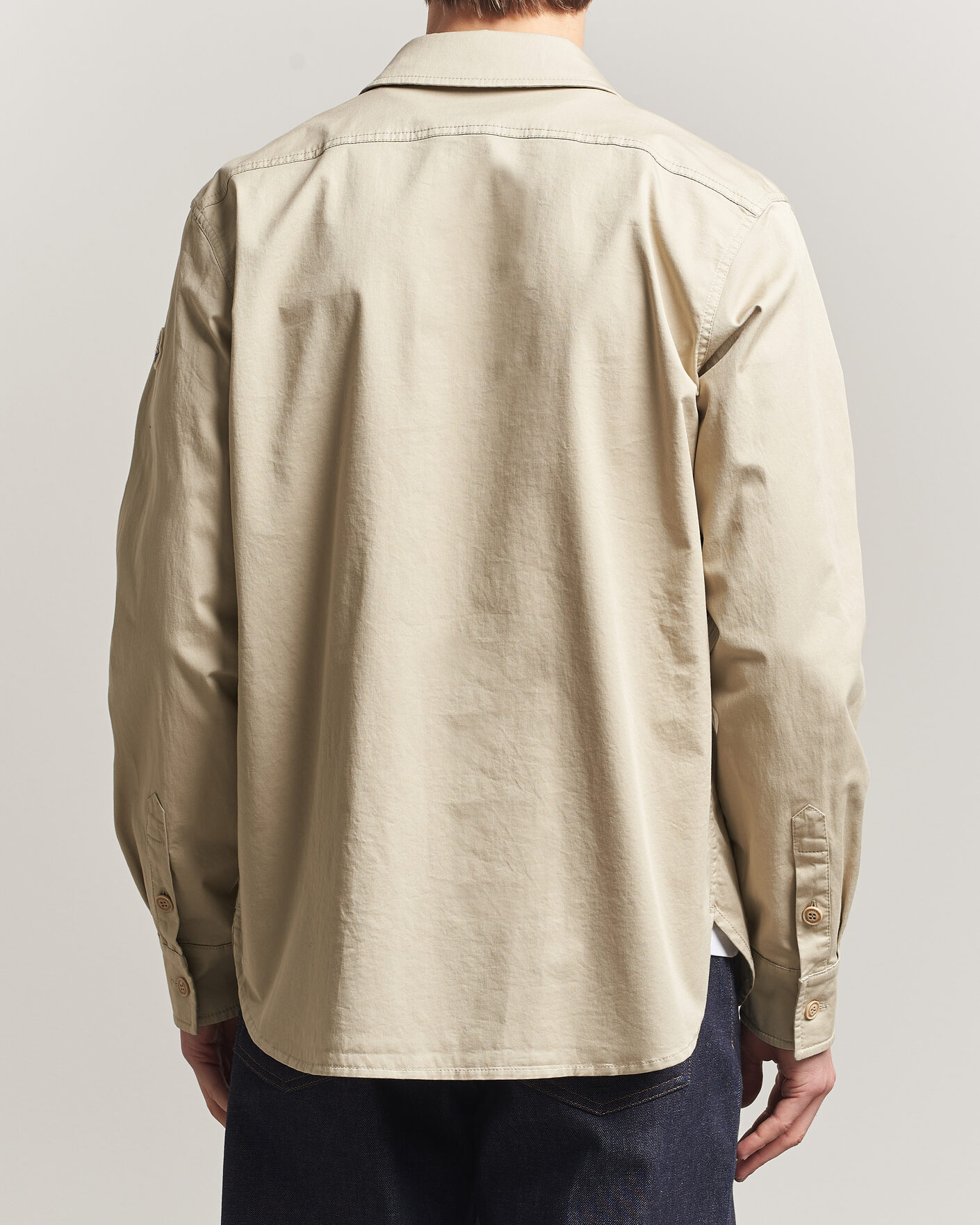 Herre | Skjorter | Moncler | Double Pocket Overshirt Beige