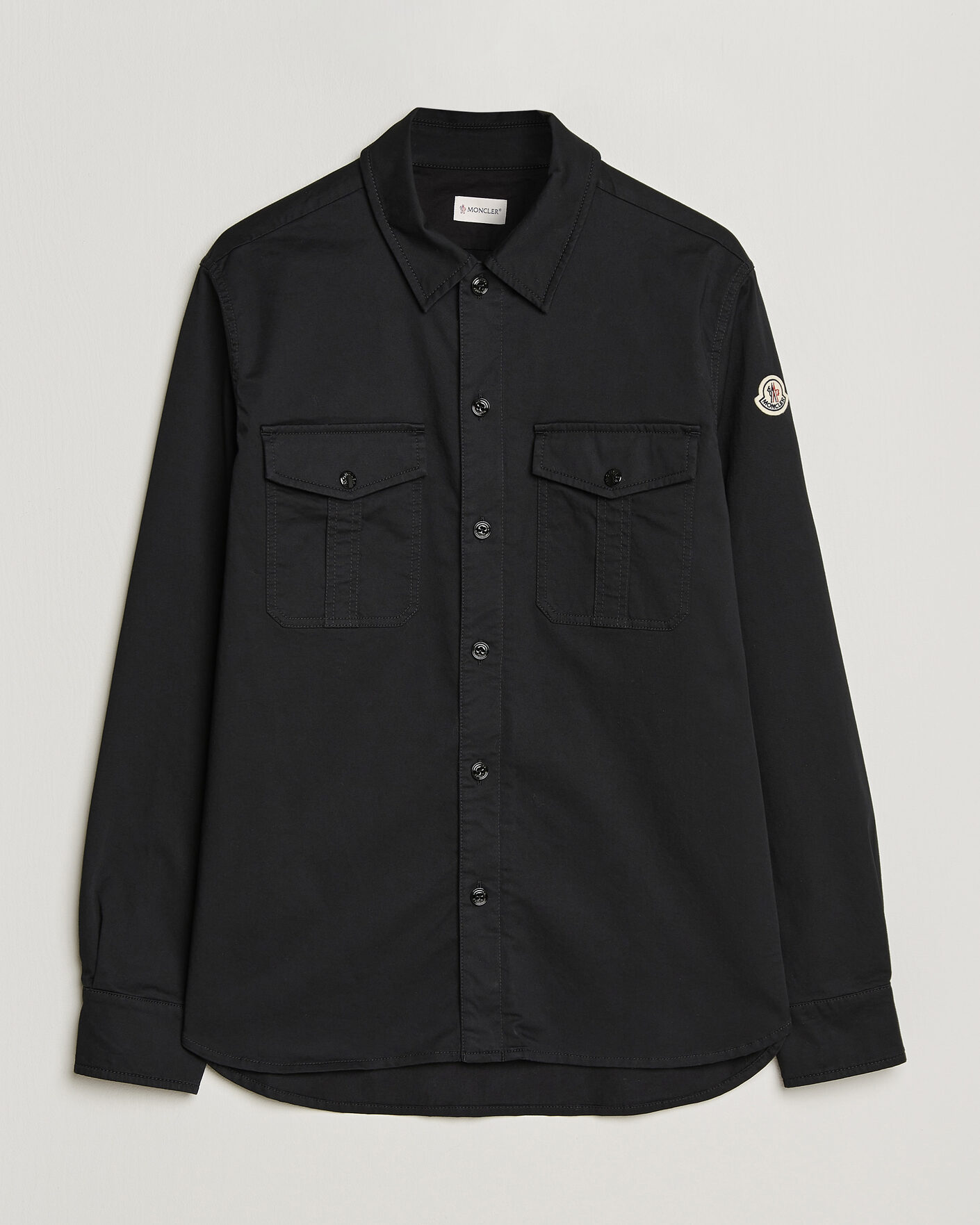 Herre | Skjorter | Moncler | Double Pocket Overshirt Black