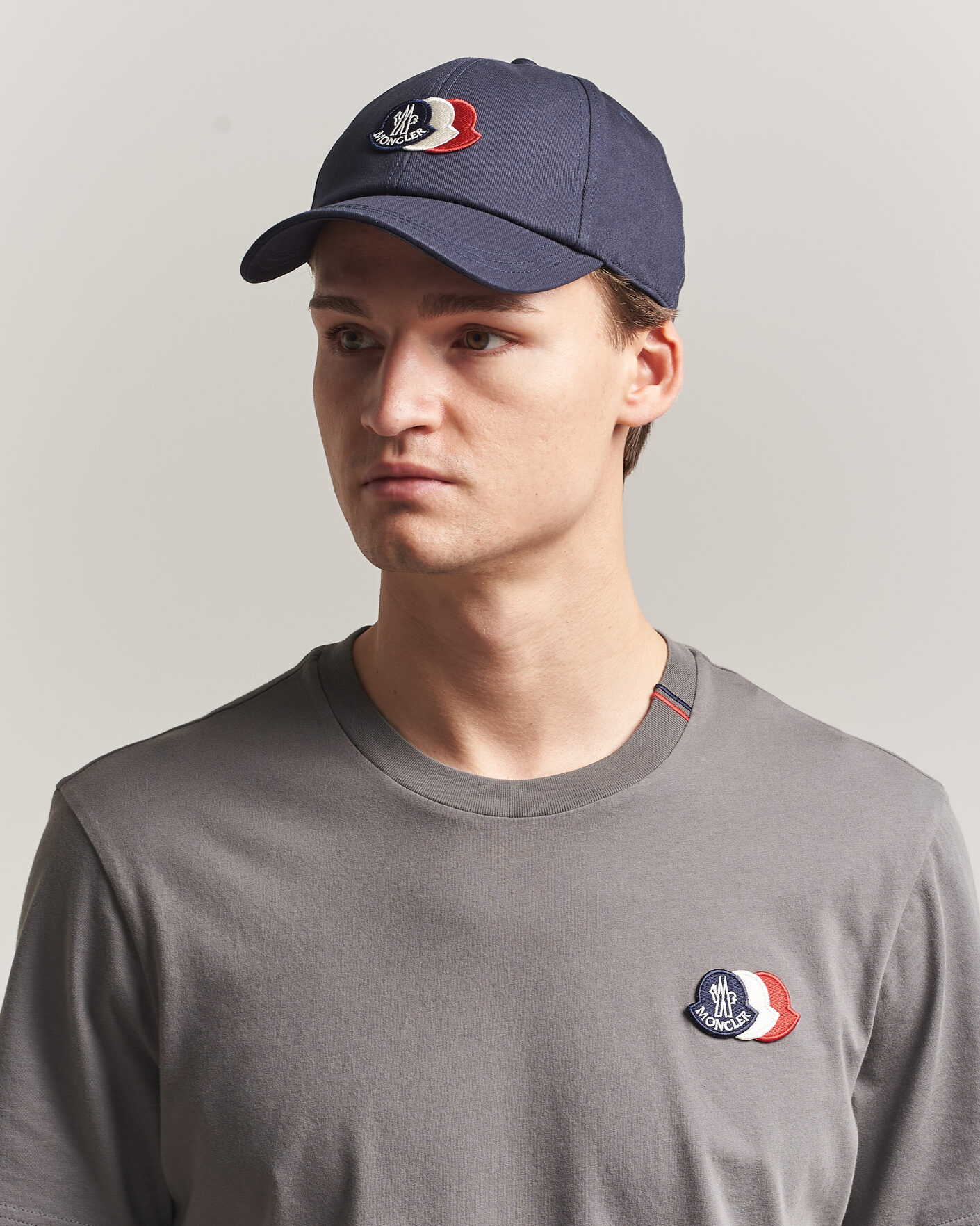 Herre | Hatter og capser | Moncler | Tricolore Logo Cap Navy