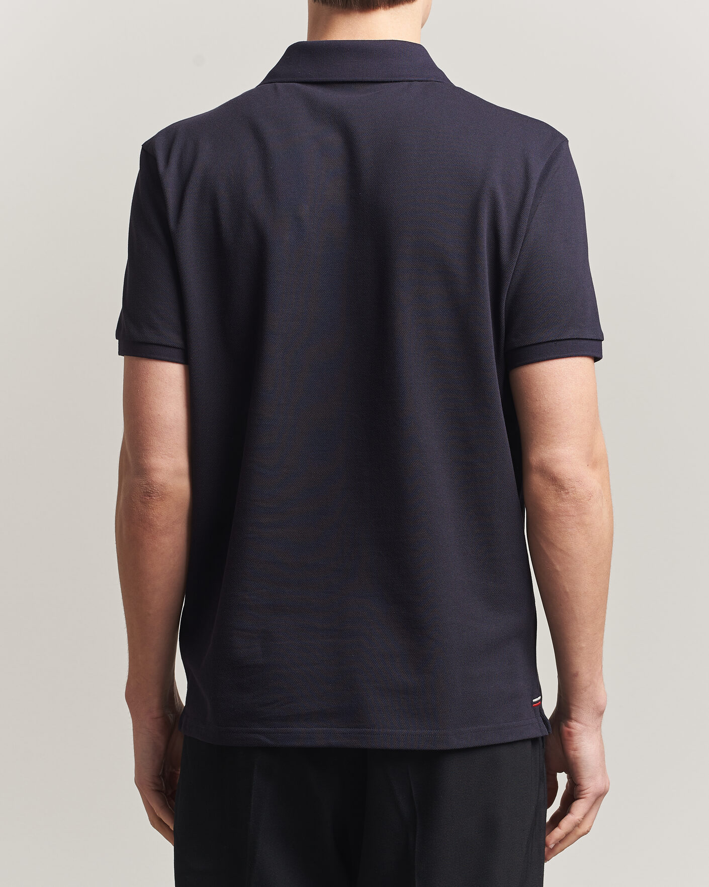 Herre | Pikéer | Moncler | Tricolore Logo Polo Navy