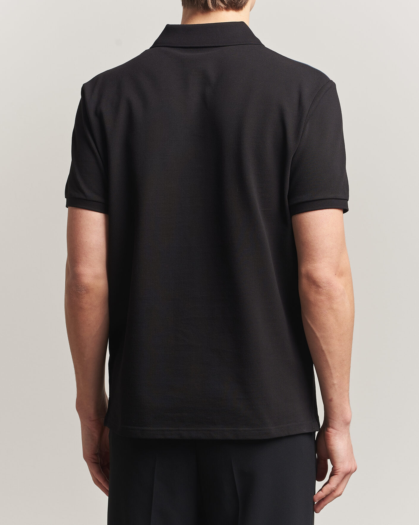 Herre | Pikéer | Moncler | Tricolore Shoulder Polo Black