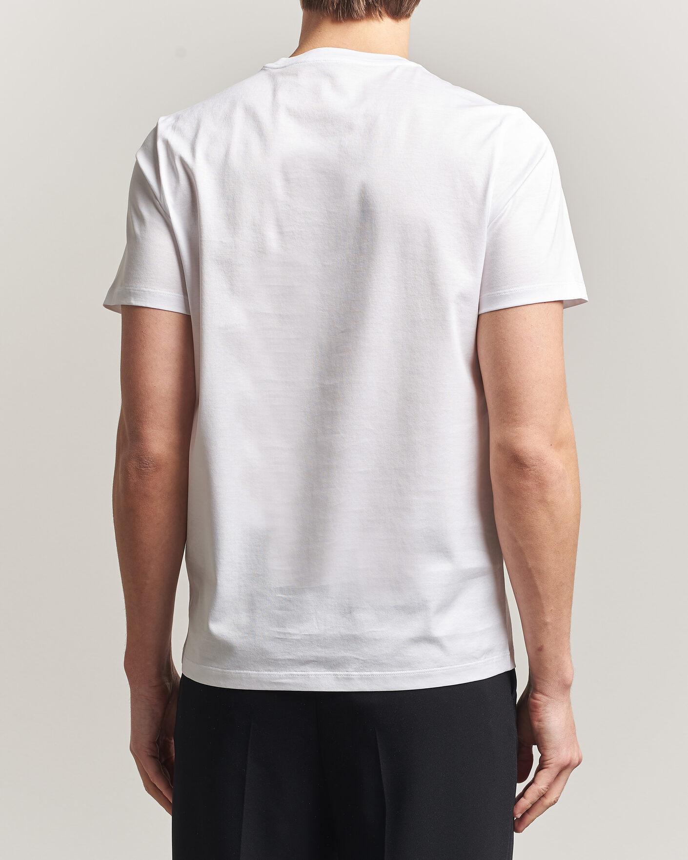 Herre | T-Shirts | Moncler | Double Logo T-Shirt White