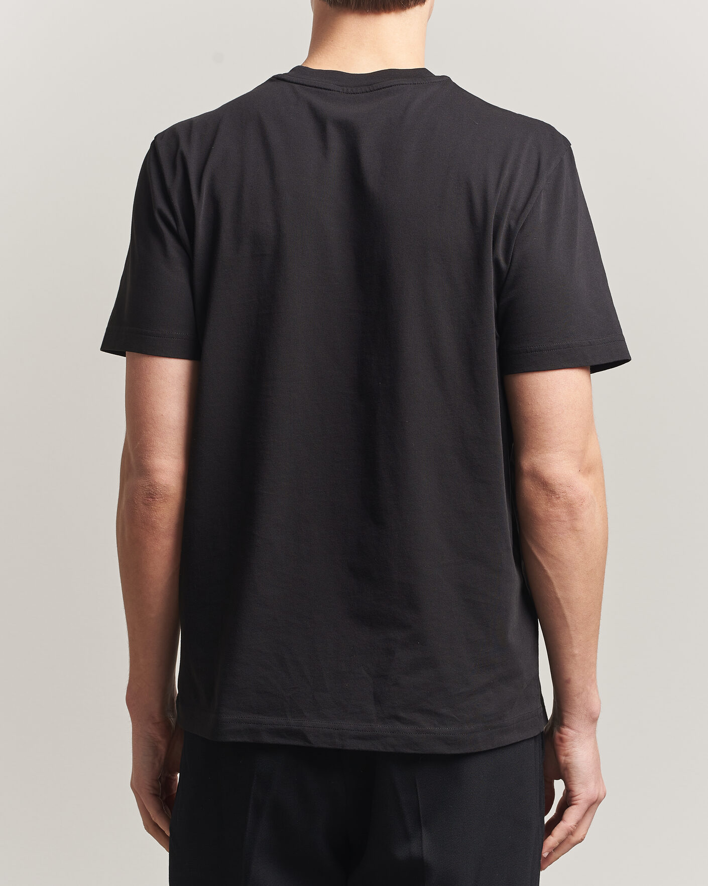 Herre | T-Shirts | Moncler | Tricolore Logo T-Shirt Black