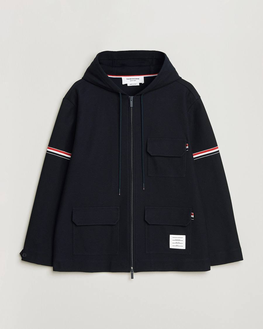 Herre | Jakker | Thom Browne | Tech Twill Field Jacket Navy