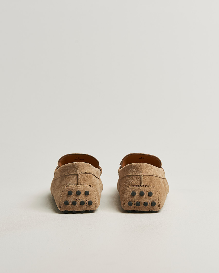 Herre | Bilsko | Tod's | Lacetto Gommino Carshoe Beige Suede