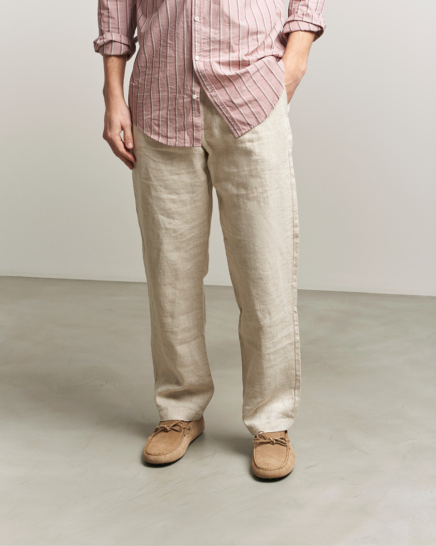 Herre | Bilsko | Tod's | Lacetto Gommino Carshoe Beige Suede