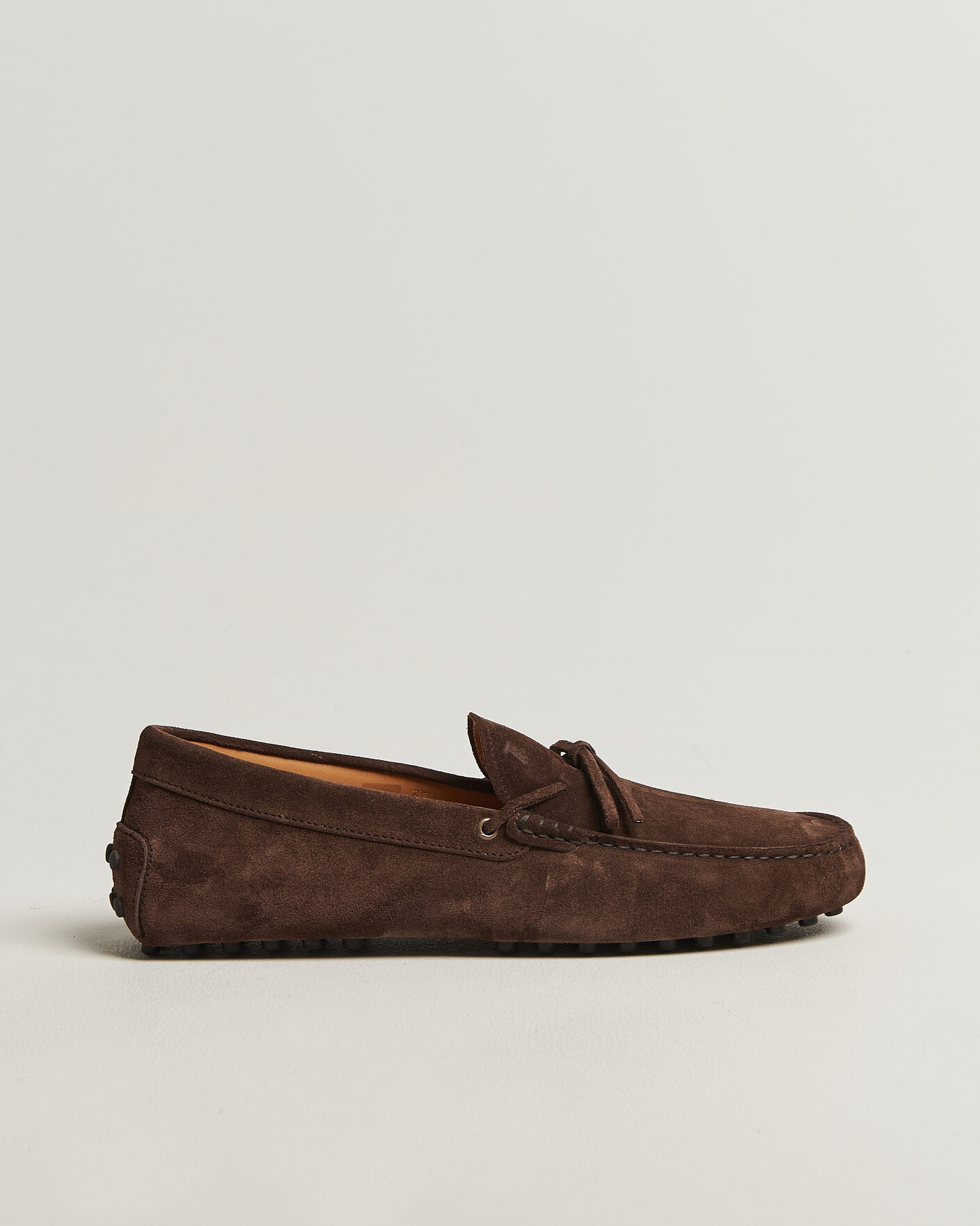 Herre | Bilsko | Tod's | Lacetto Gommino Carshoe Dark Brown Suede