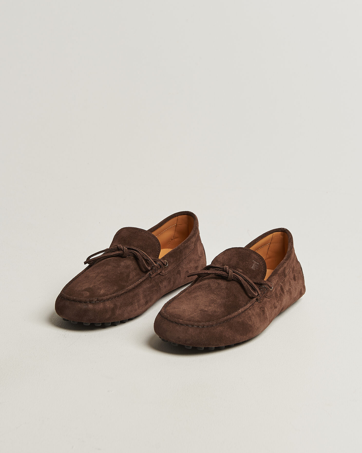 Herre | Bilsko | Tod's | Lacetto Gommino Carshoe Dark Brown Suede