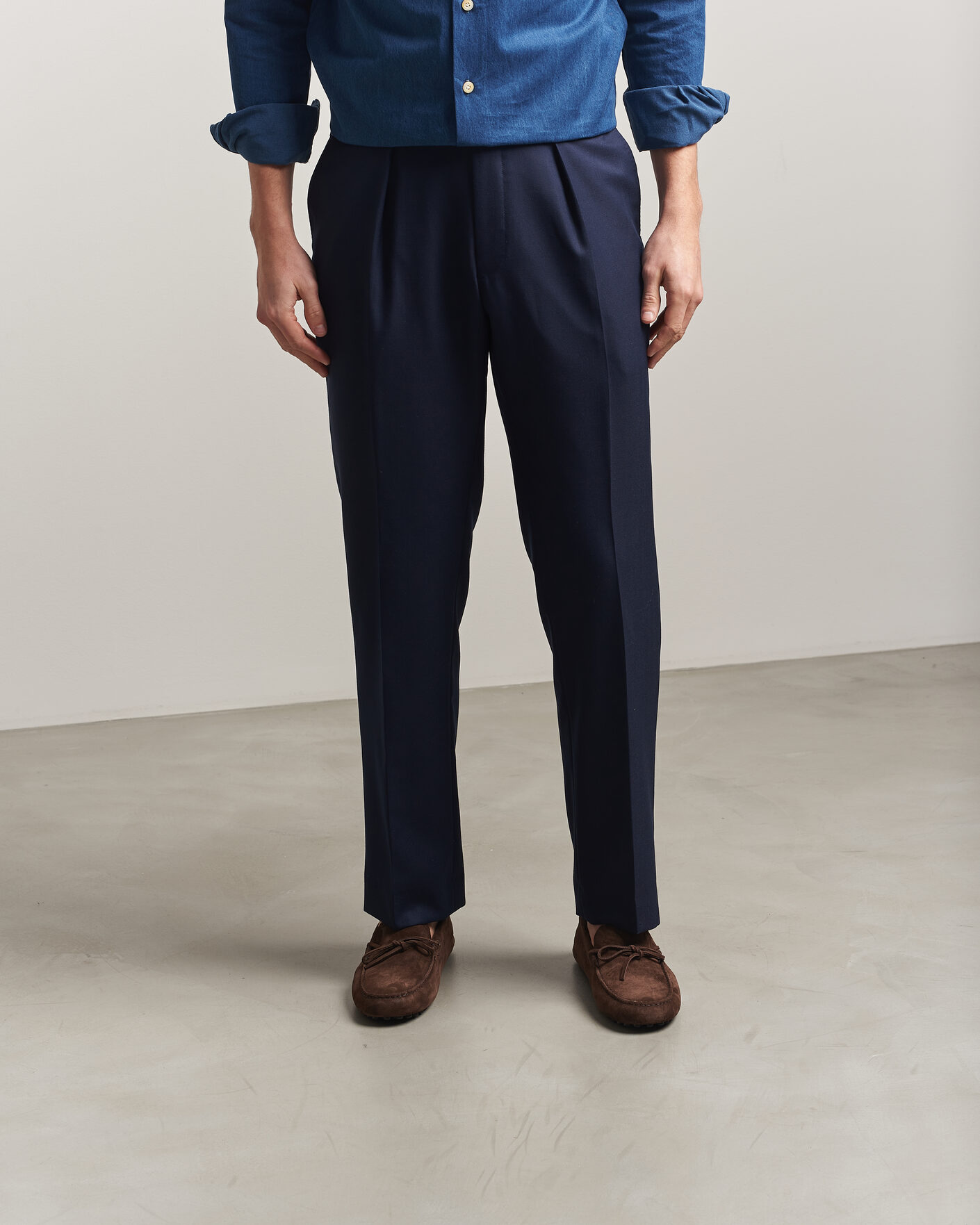 Herre | Bilsko | Tod's | Lacetto Gommino Carshoe Dark Brown Suede