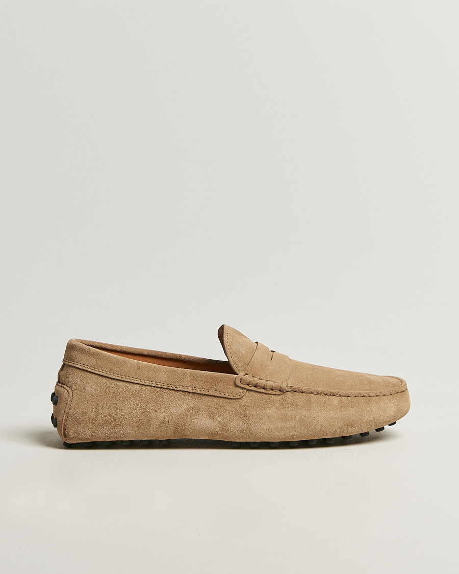 Herre | Bilsko | Tod's | Gommino Carshoe Beige Suede