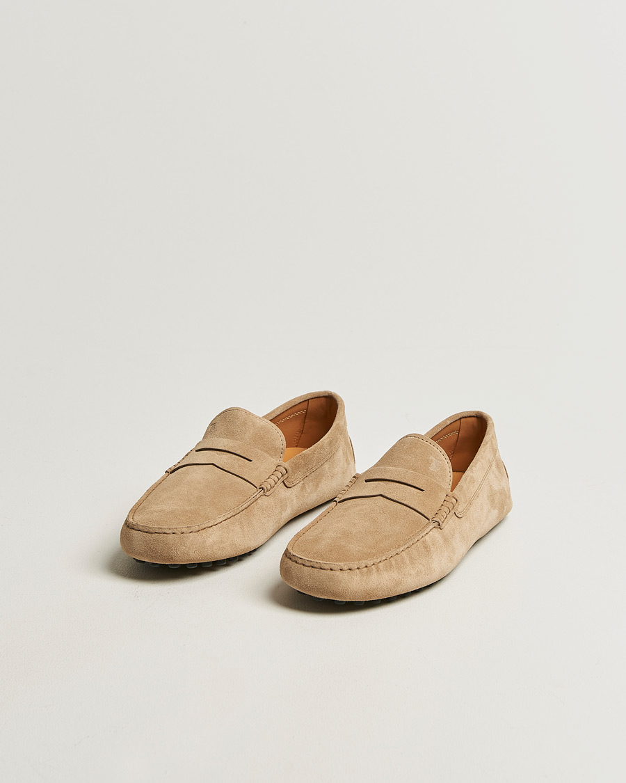 Herre | Bilsko | Tod's | Gommino Carshoe Beige Suede