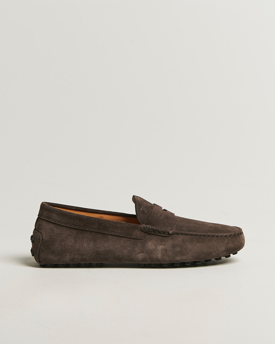Herre | Bilsko | Tod's | Gommino Carshoe Dark Brown Suede