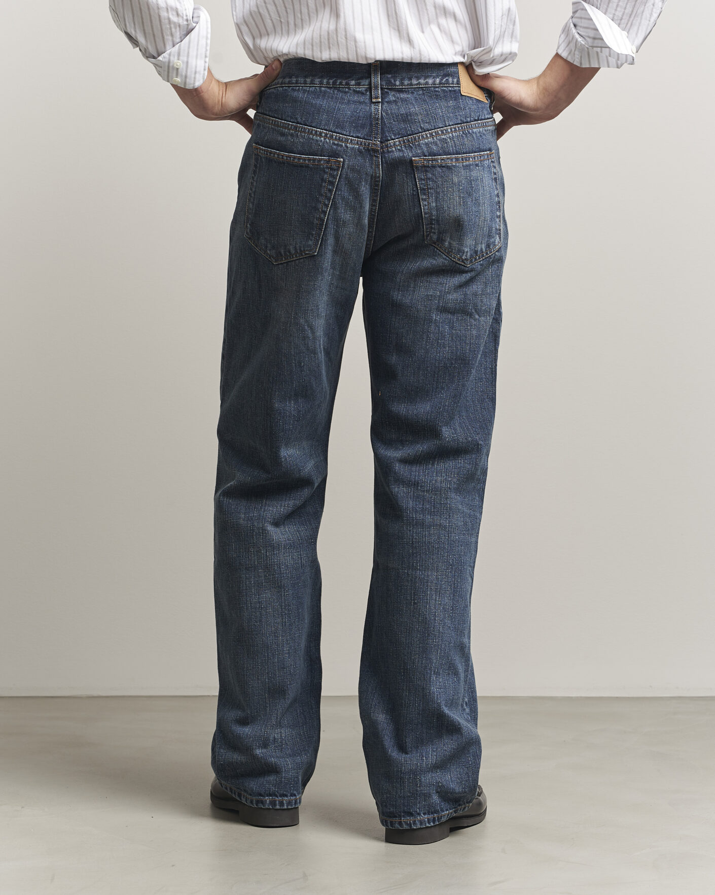 Herre | Jeans | Jeanerica | VM009 Vega Jeans Dark Blue Righe