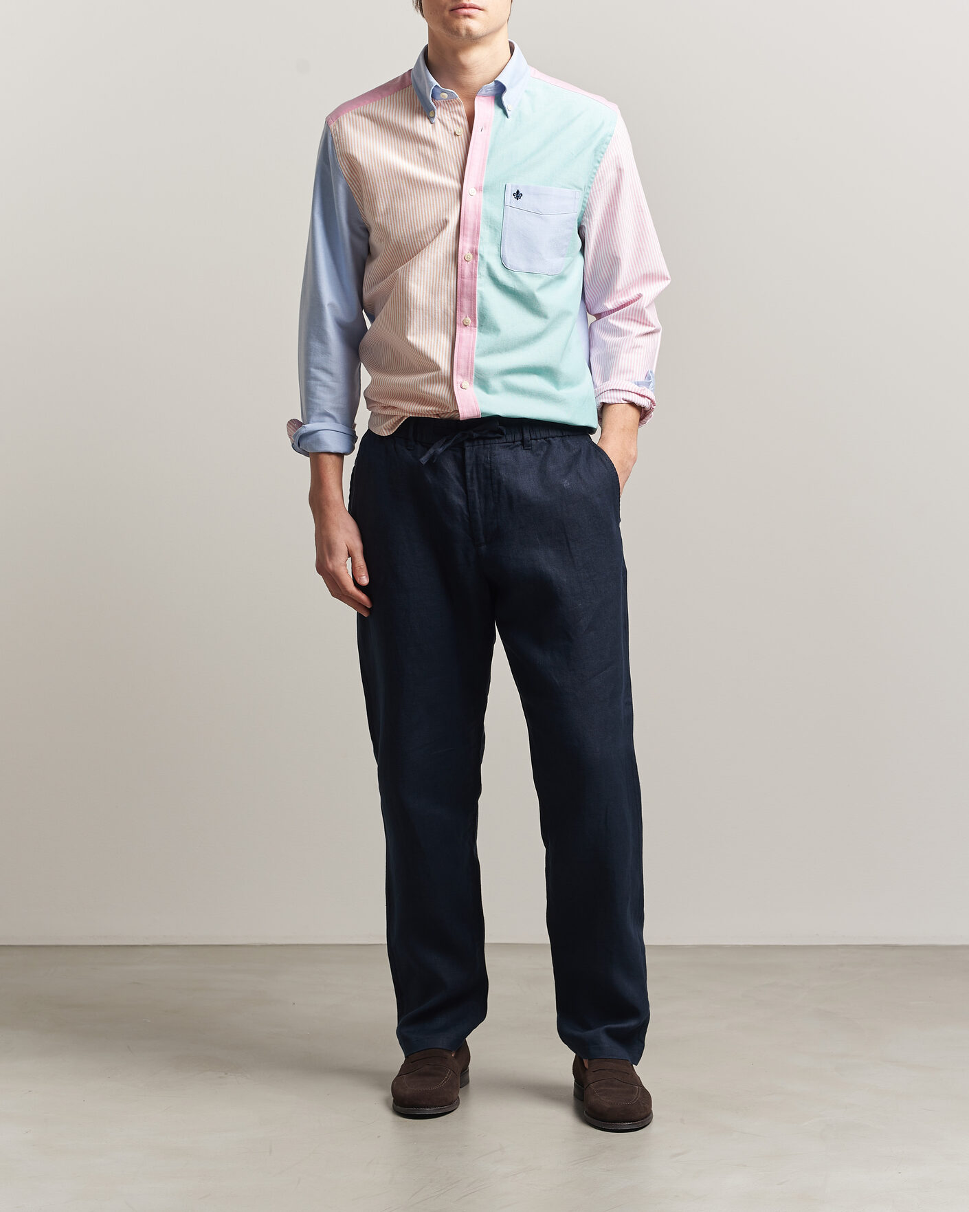 Herre | Skjorter | Morris | Oxford Mix Shirt Multi