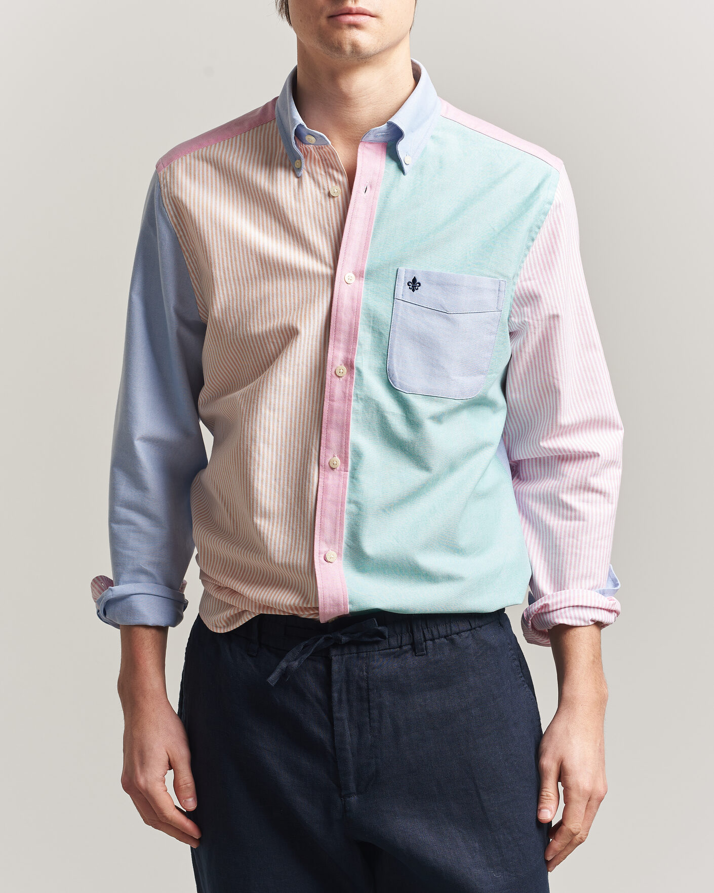 Herre | Skjorter | Morris | Oxford Mix Shirt Multi