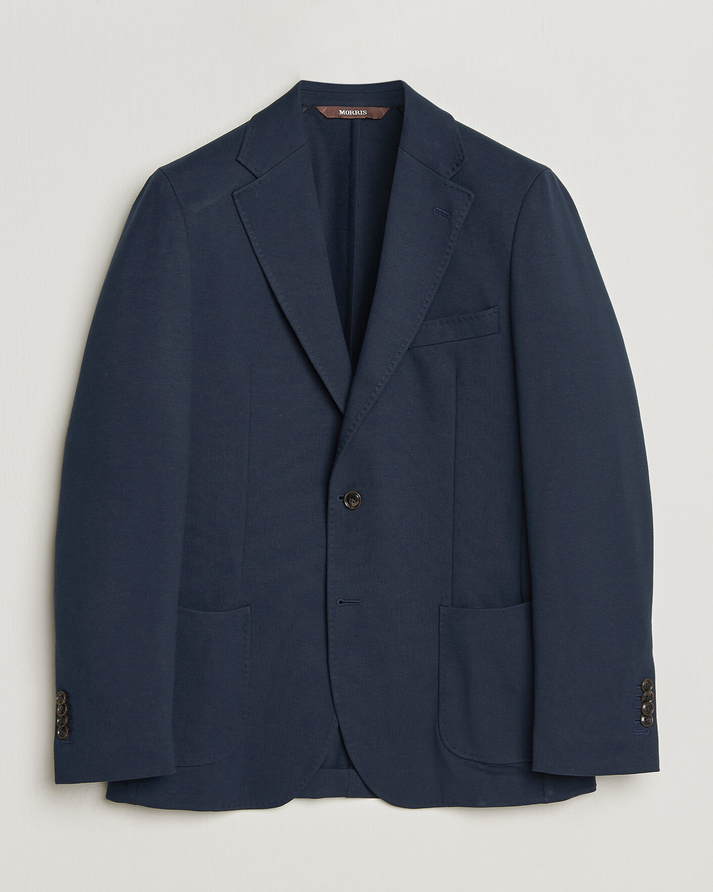 Herre | Dressjakker | Morris | Cotton Jersey Blazer Navy