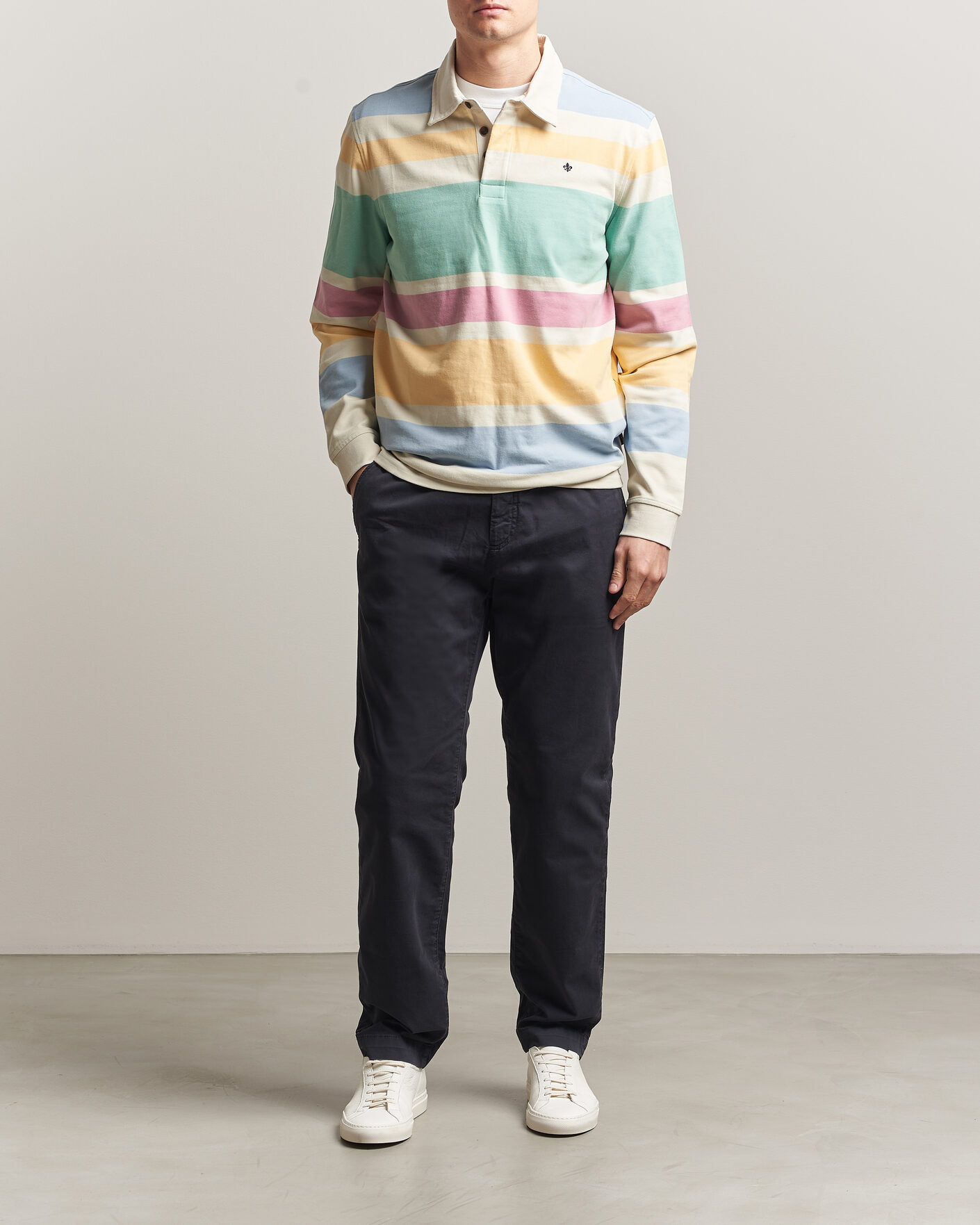 Herre | Bukser | Morris | Jeffrey Summer Chinos Dark Blue