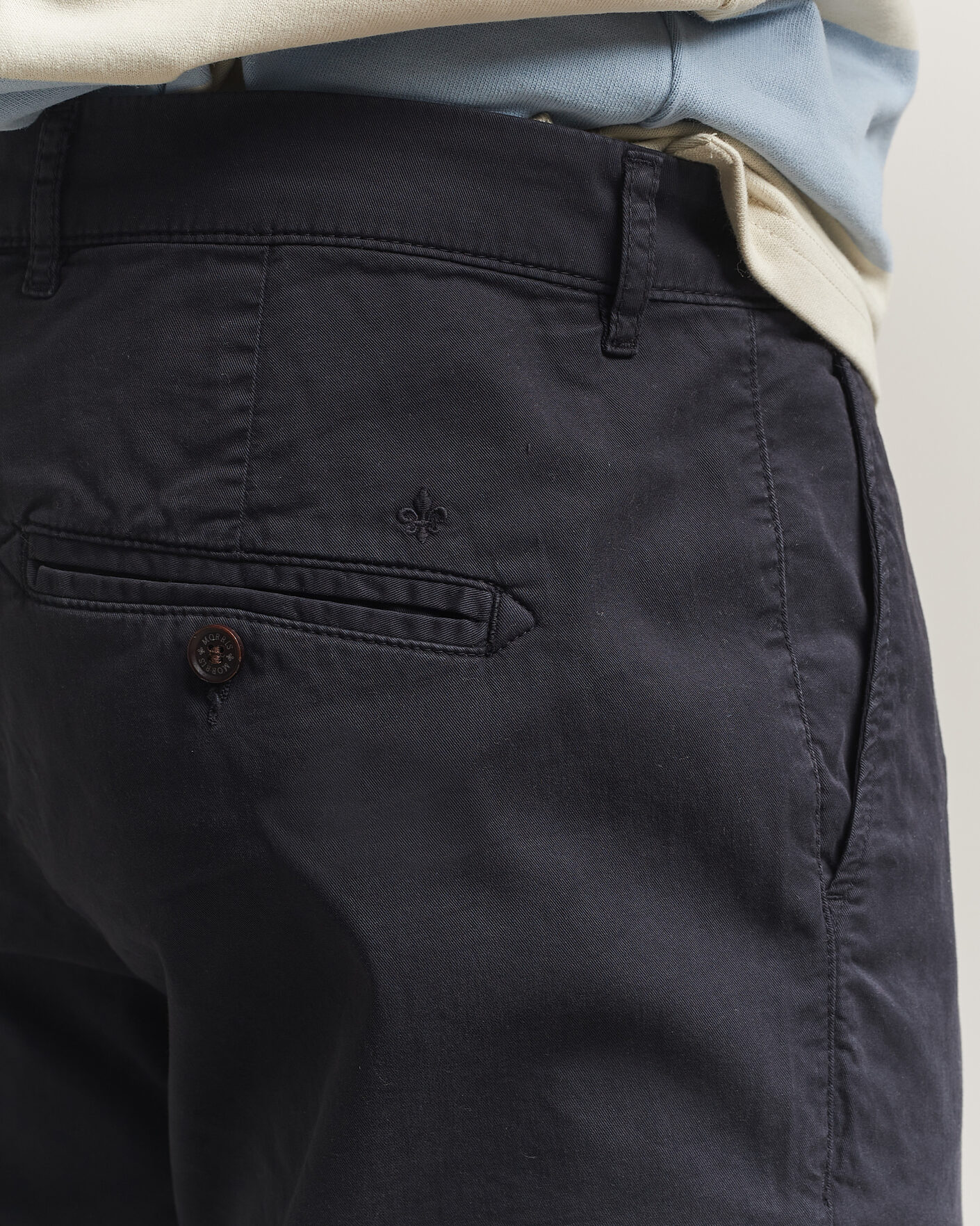 Herre | Bukser | Morris | Jeffrey Summer Chinos Dark Blue