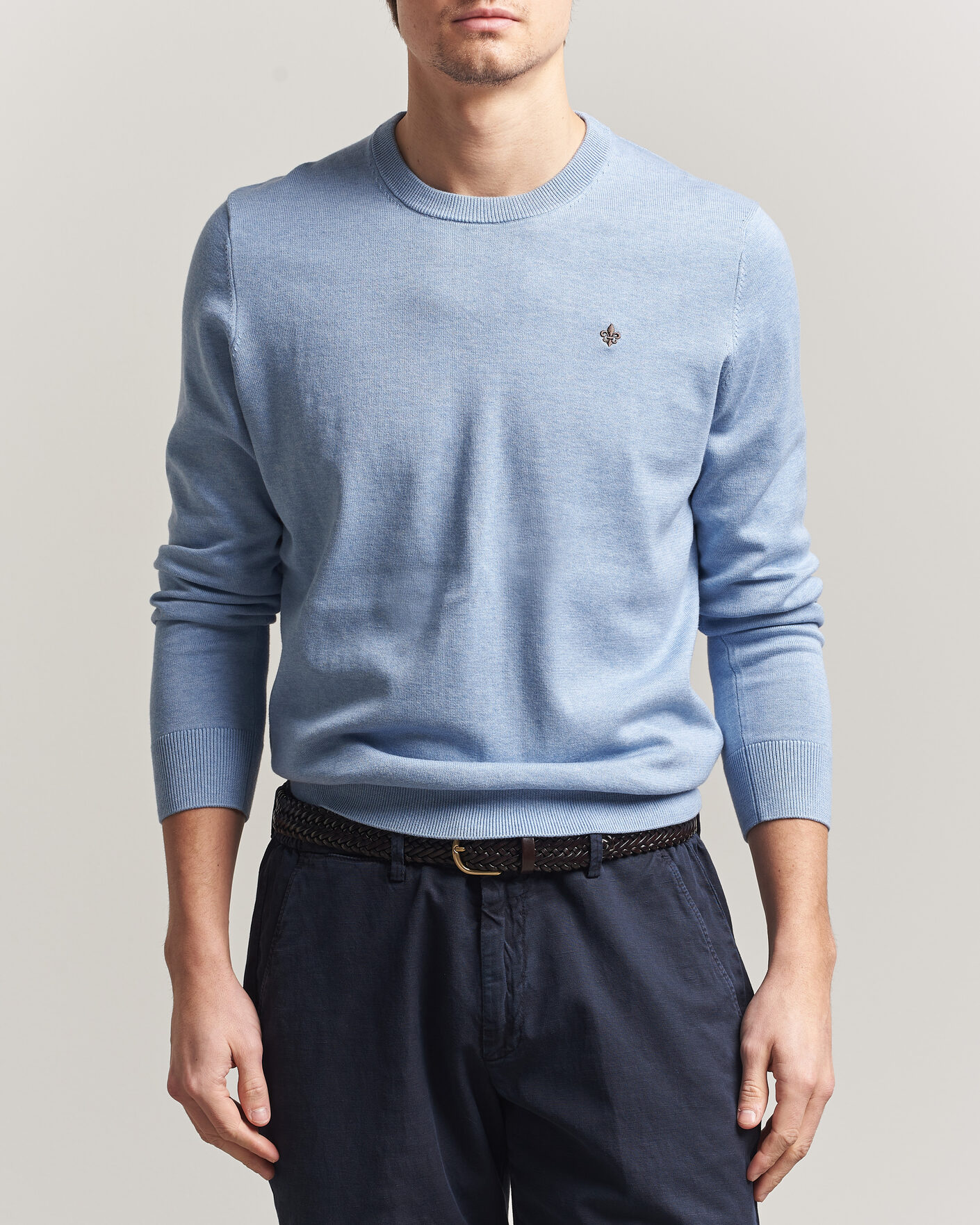 Herre | Gensere | Morris | Riley Oneck Light Blue