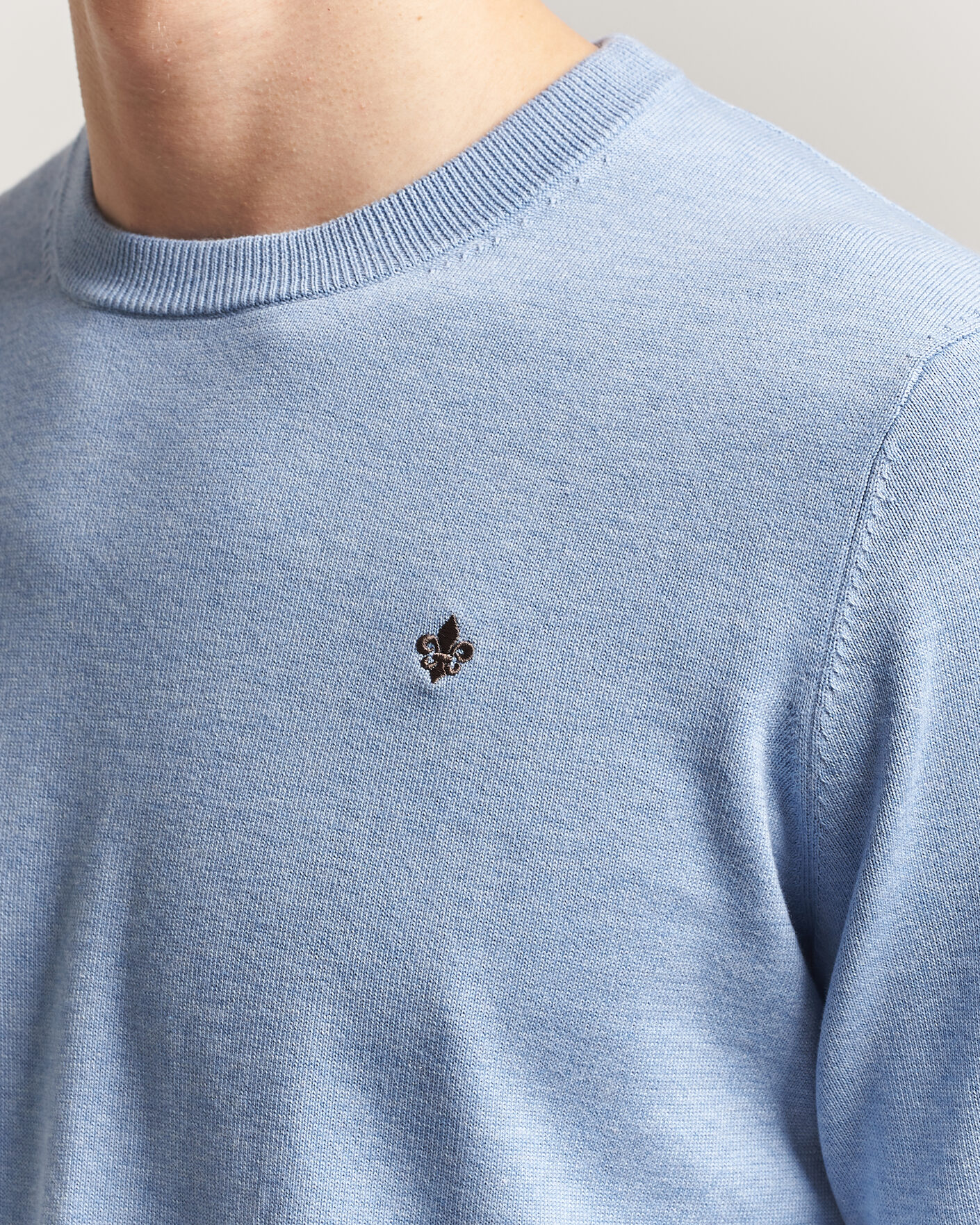 Herre | Gensere | Morris | Riley Oneck Light Blue