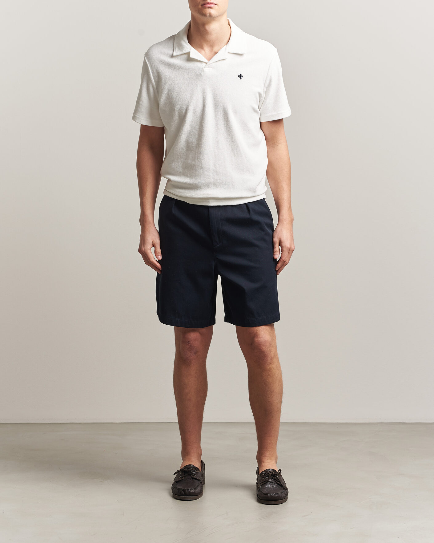 Herre | Pikéer | Morris | Delon Terry Shirt Off White