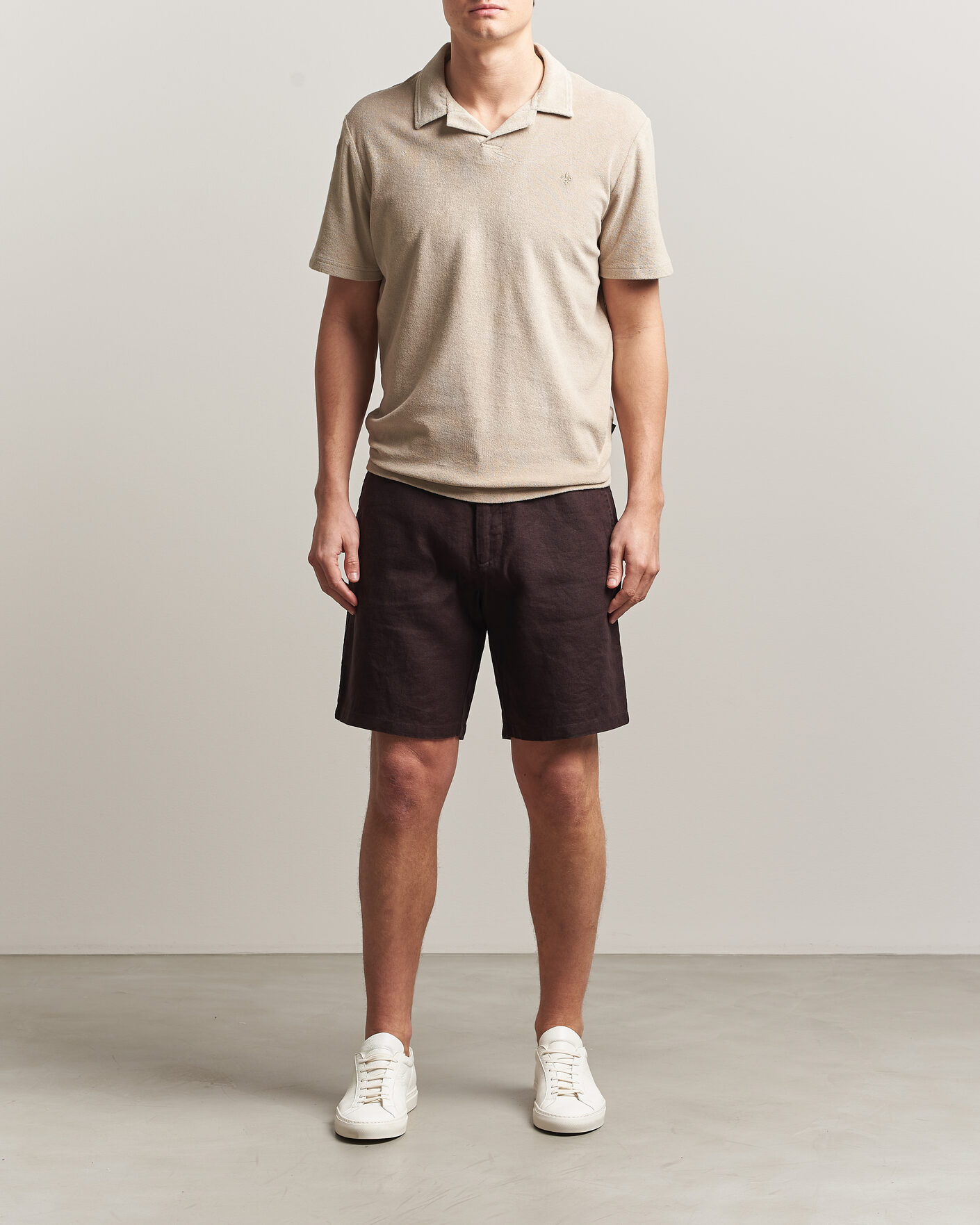Herre | Pikéer | Morris | Delon Terry Shirt Khaki