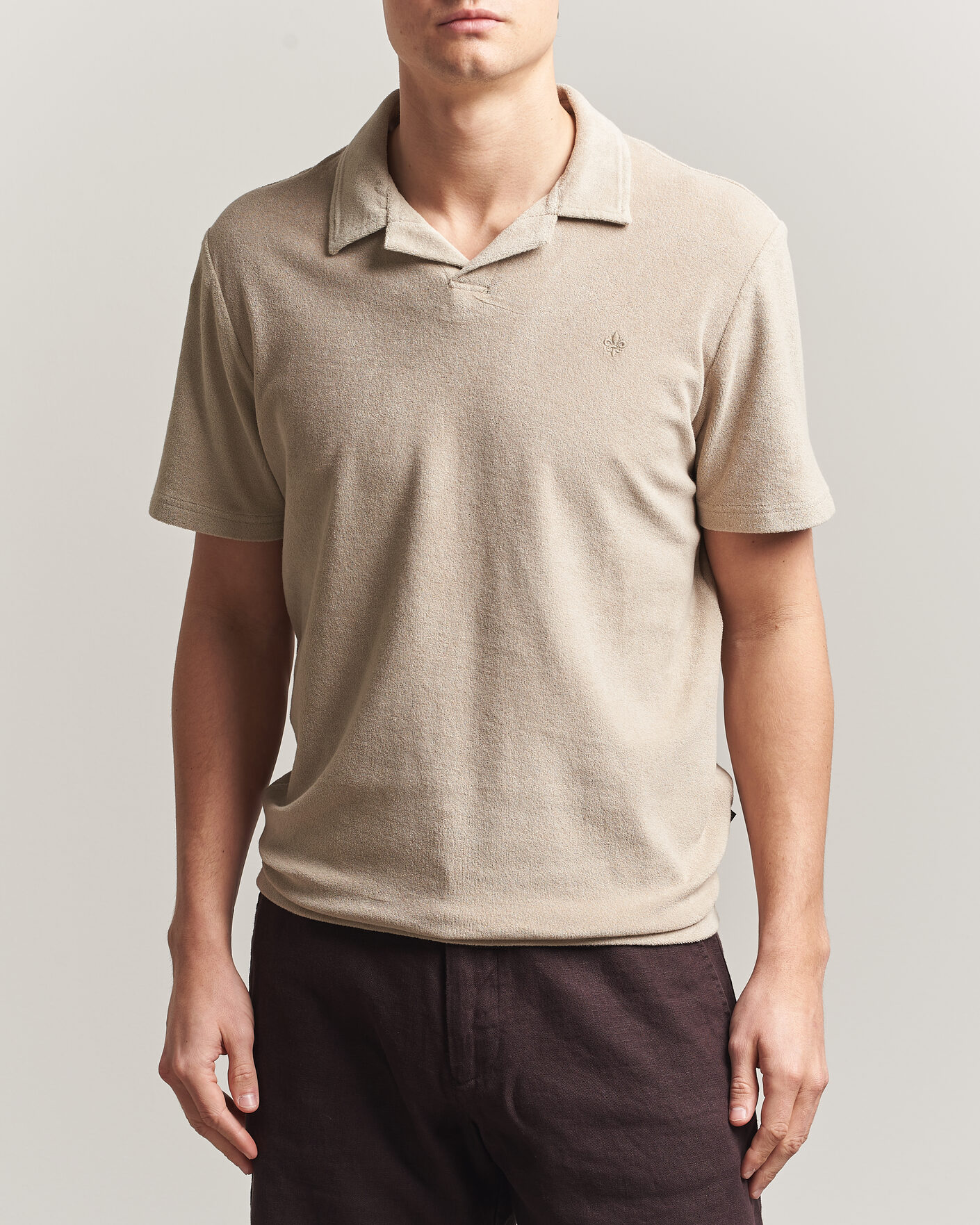 Herre | Pikéer | Morris | Delon Terry Shirt Khaki
