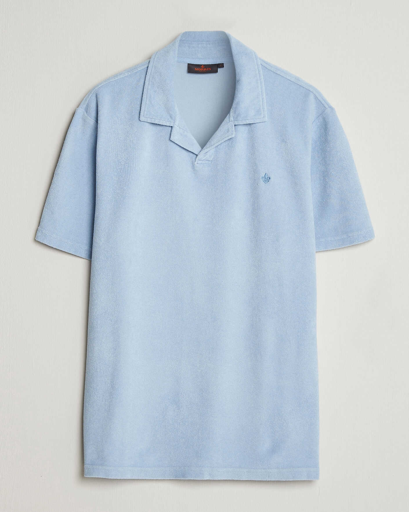 Herre | Pikéer | Morris | Delon Terry Shirt Light Blue