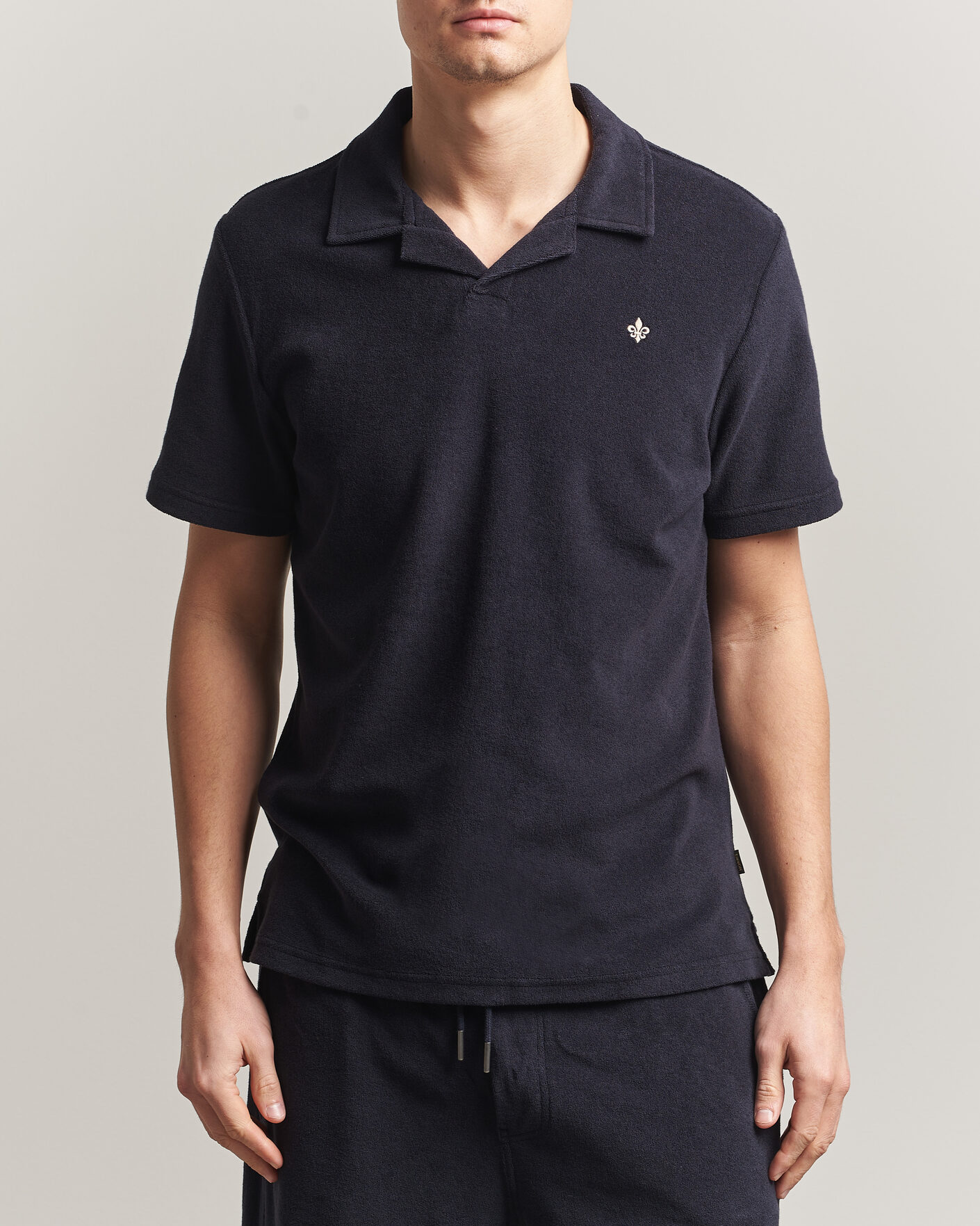 Herre | Pikéer | Morris | Delon Terry Shirt Navy