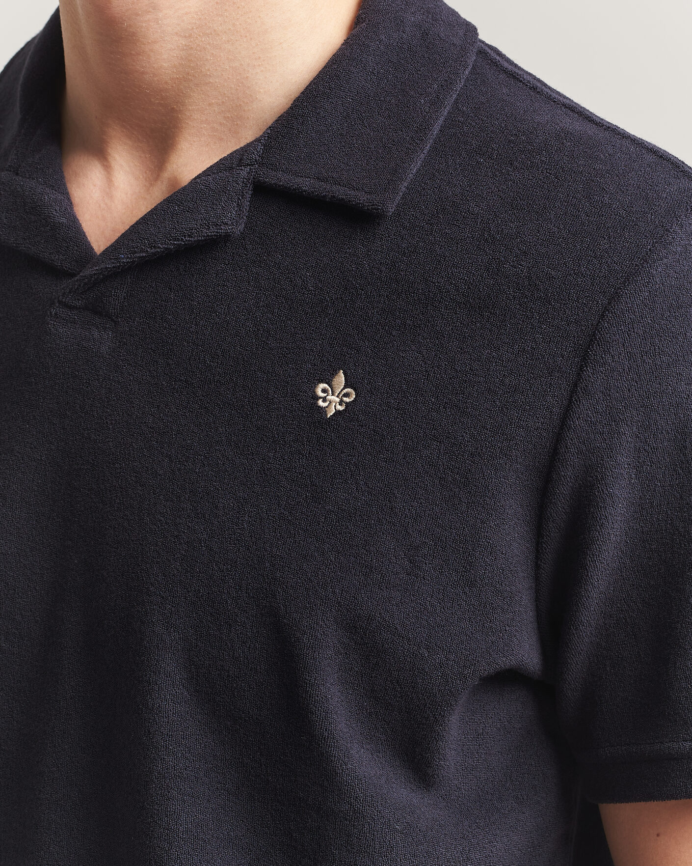 Herre | Pikéer | Morris | Delon Terry Shirt Navy