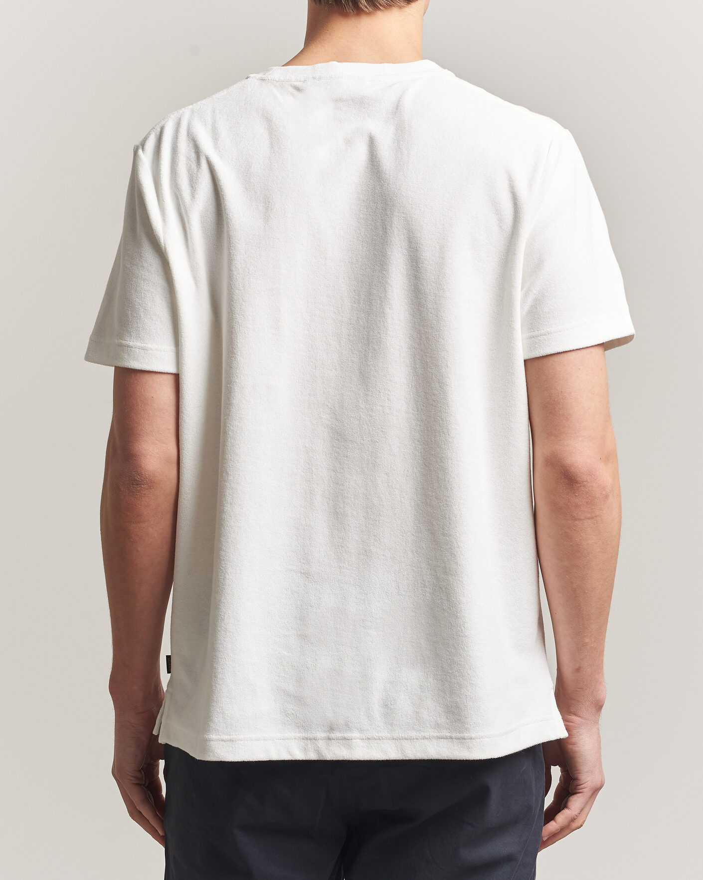 Herre | T-Shirts | Morris | Delon Terry Tee Off White
