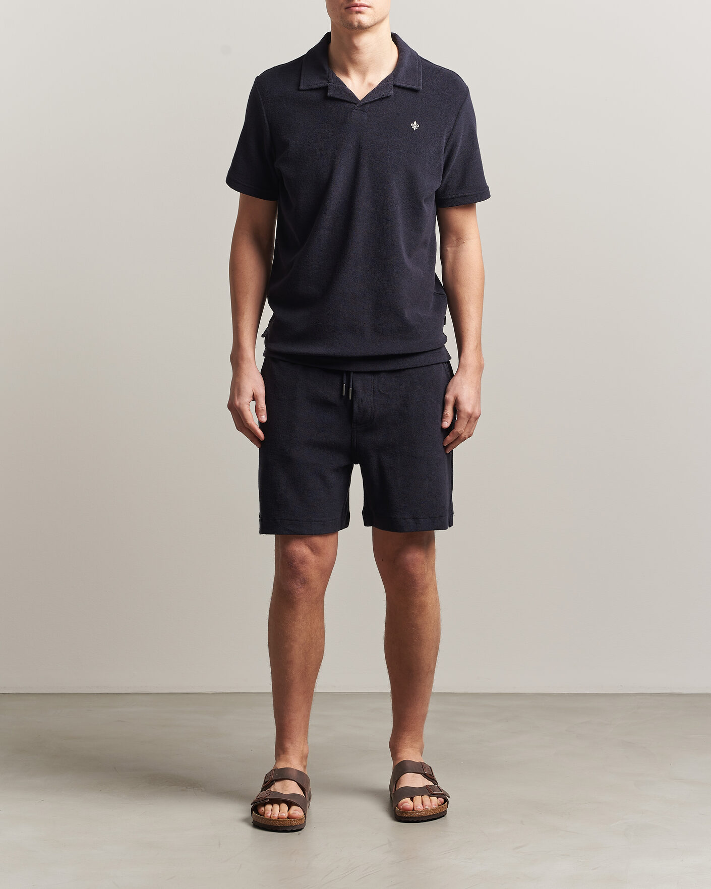 Herre | Shorts | Morris | Delon Terry Shorts Navy