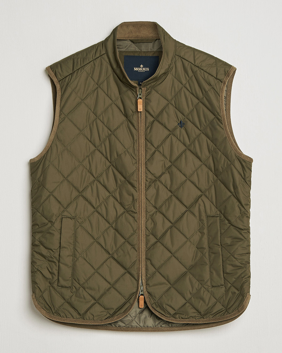 Herre | Vester | Morris | Teddy Quilted Vest Green