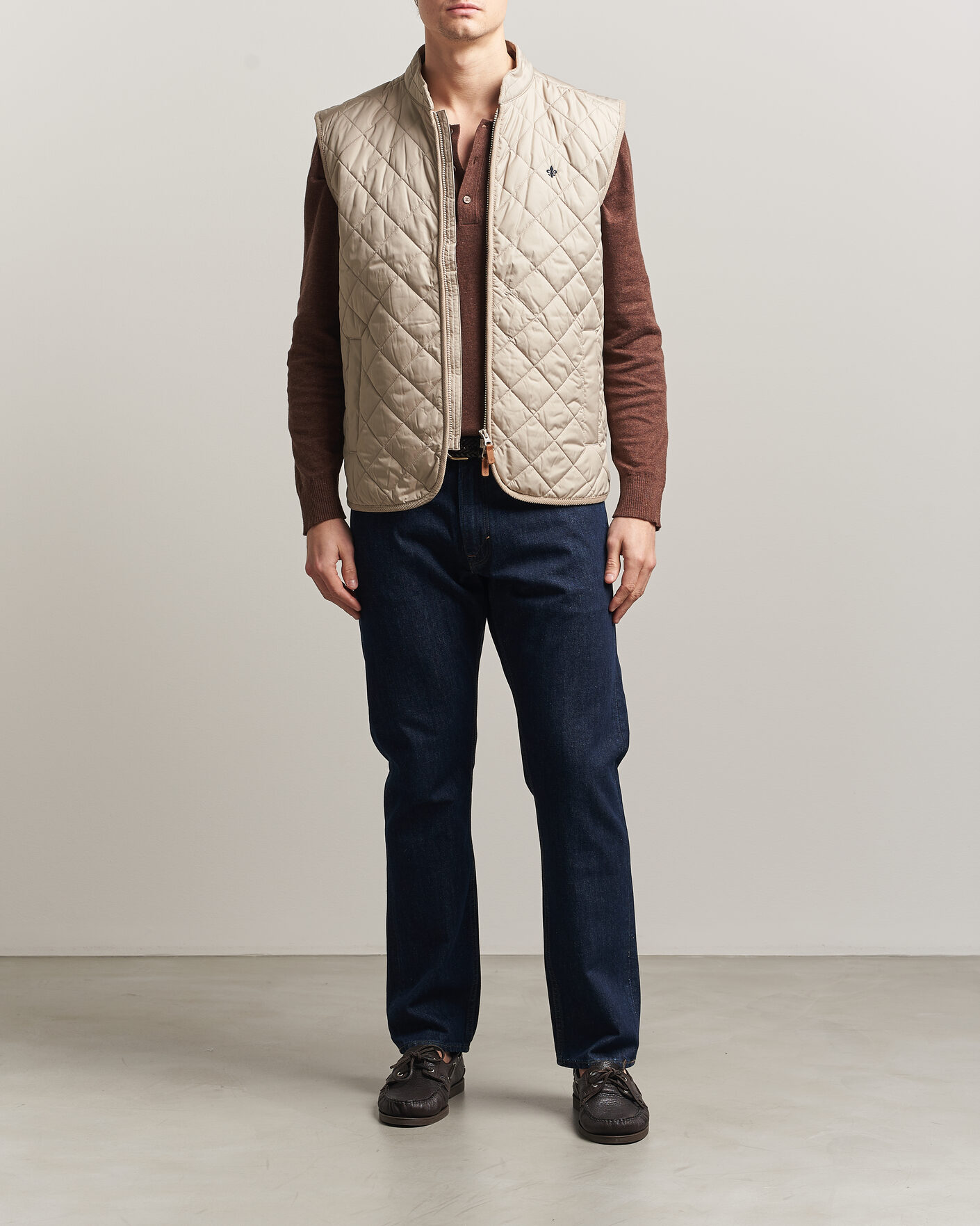 Herre | Vester | Morris | Teddy Quilted Vest Khaki