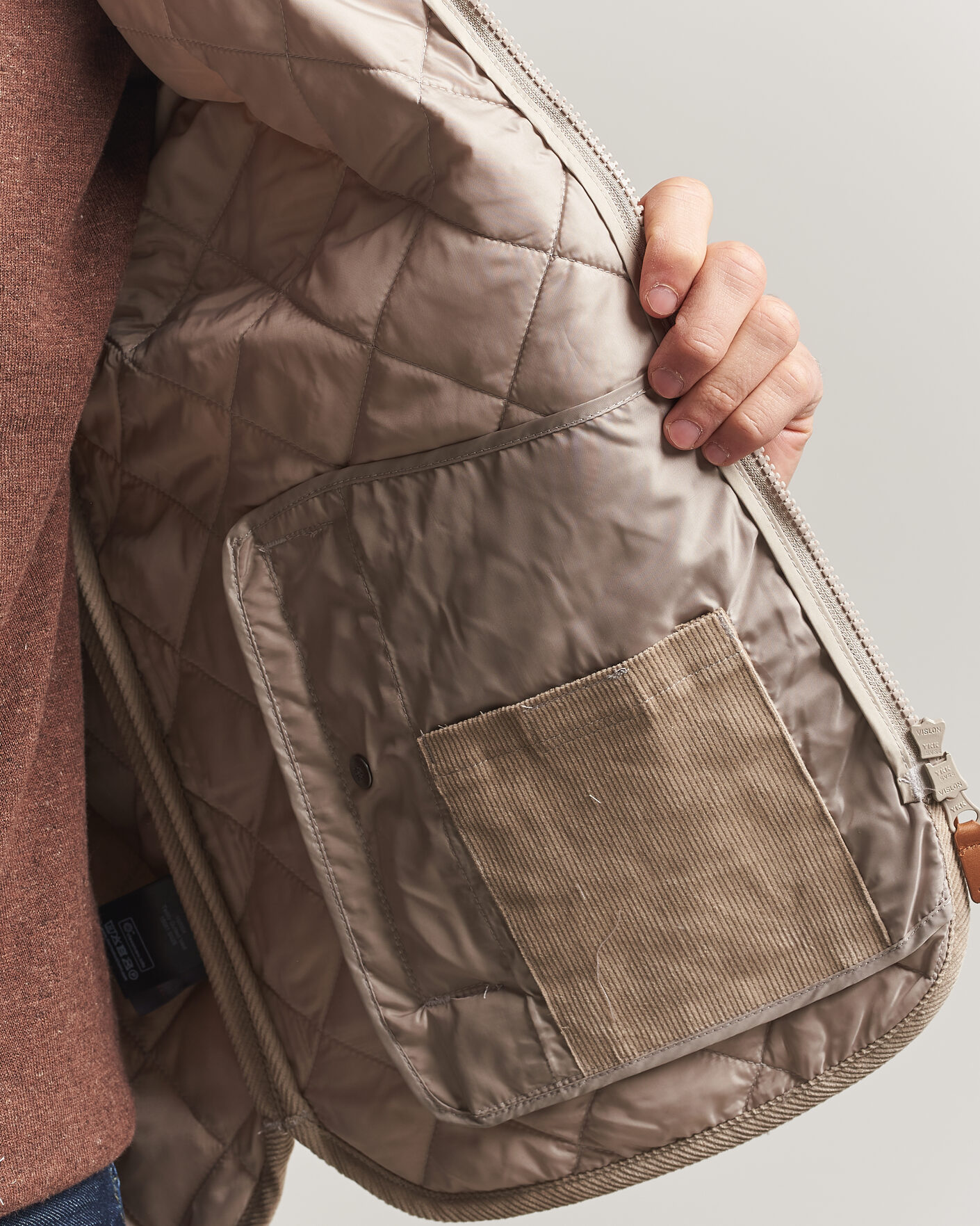 Herre | Vester | Morris | Teddy Quilted Vest Khaki