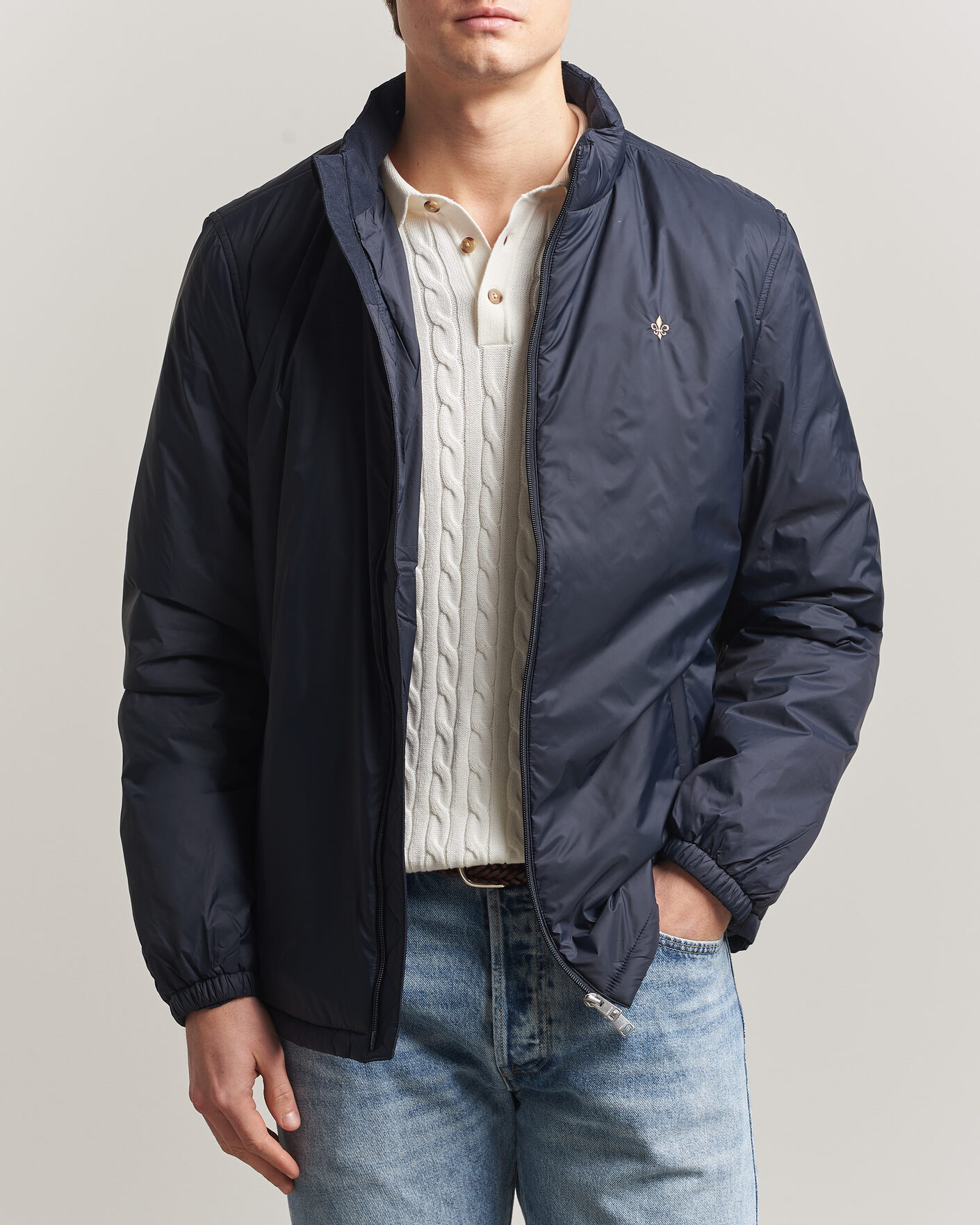 Herre | Jakker | Morris | Bradley Padded Jacket Navy