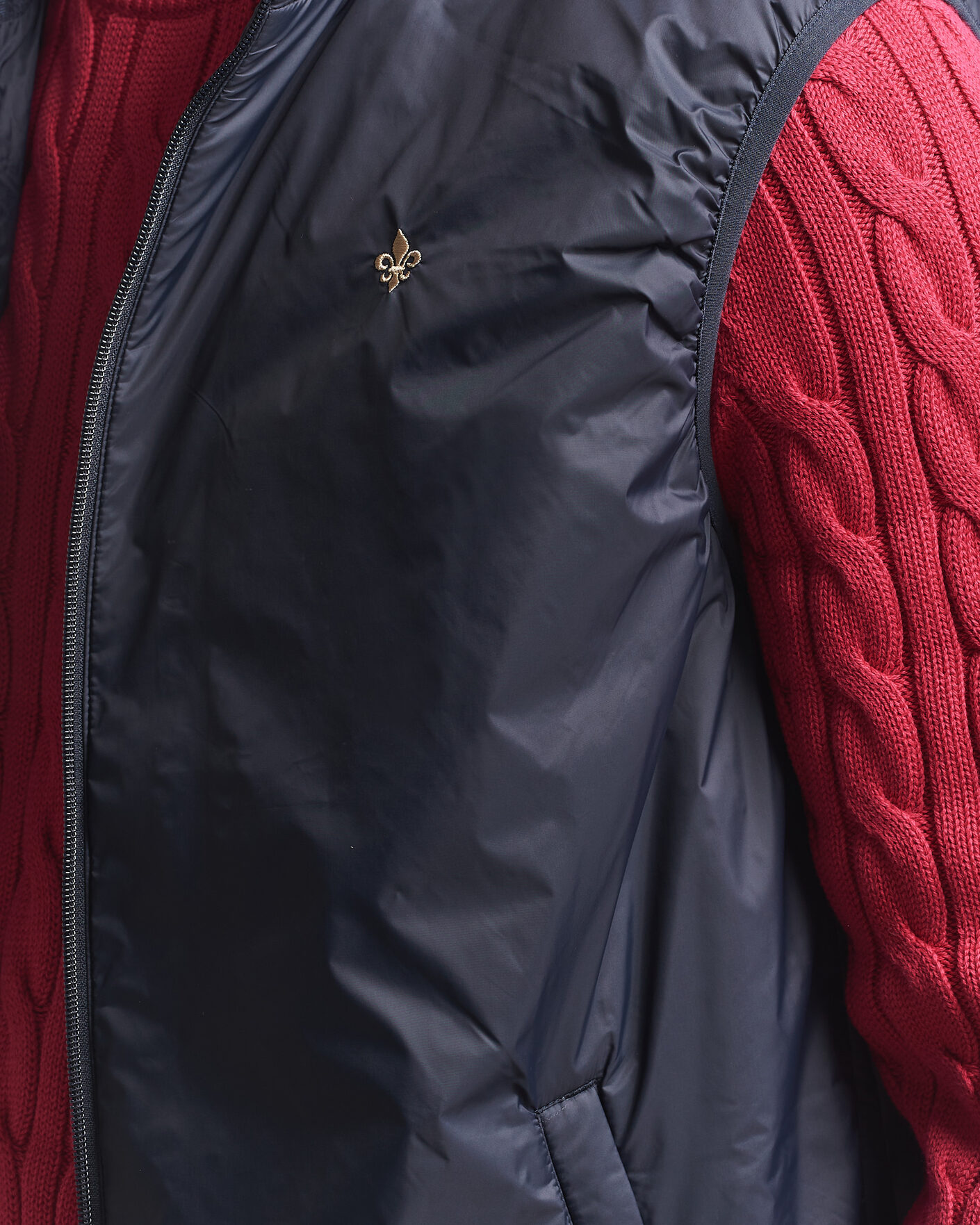 Herre | Vester | Morris | Bradley Padded Vest Navy