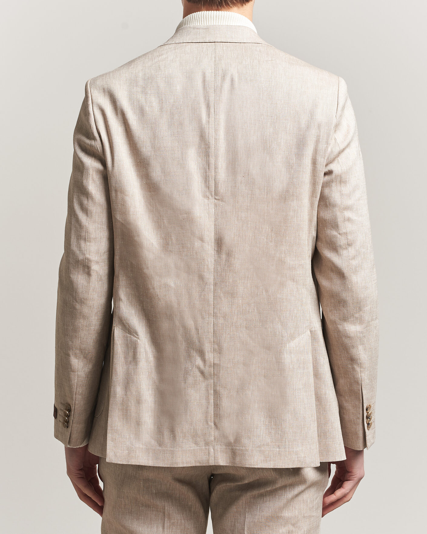 Herre | Dressjakker | Morris | Linen Suit Blazer Khaki