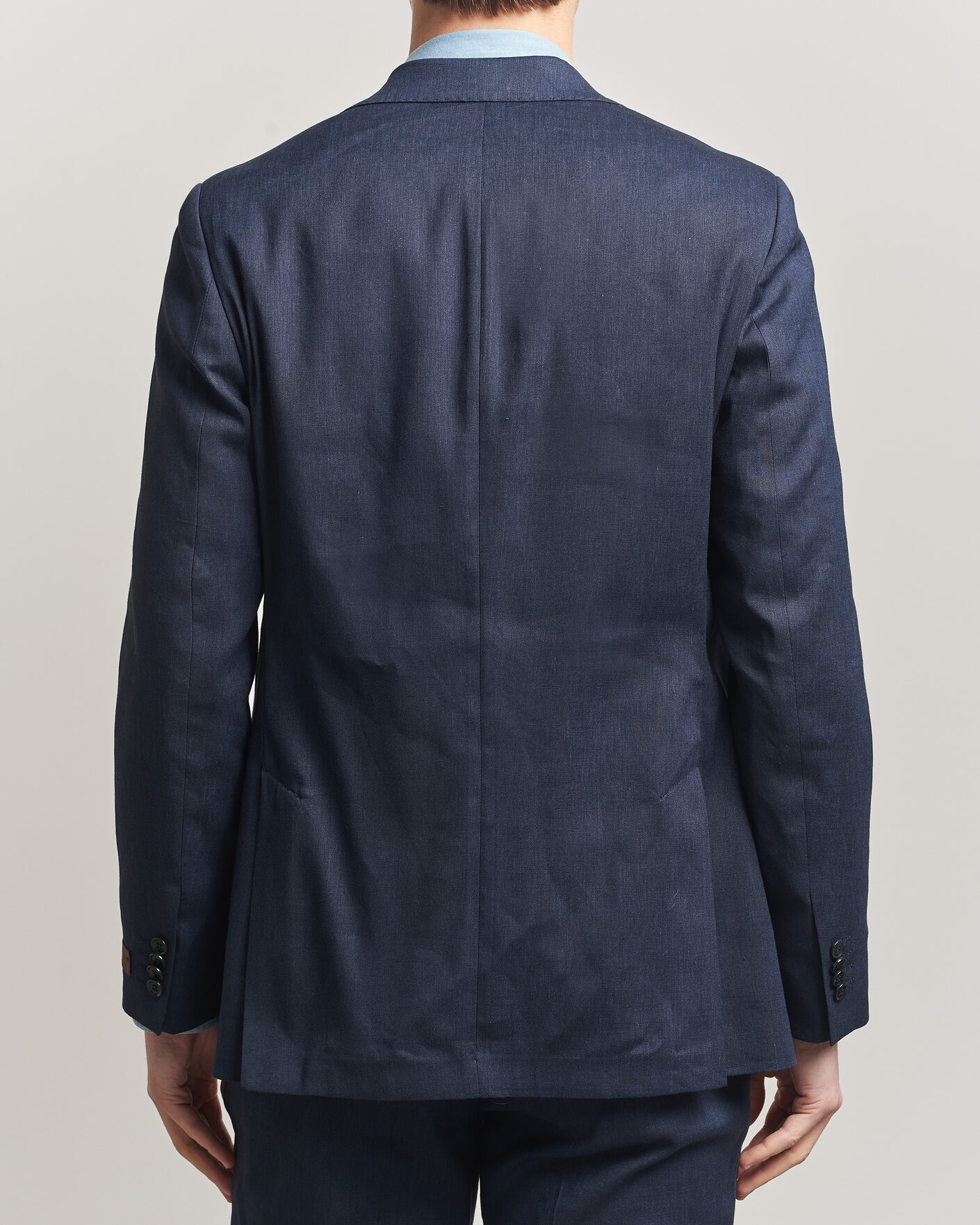 Herre | Dressjakker | Morris | Linen Suit Blazer Navy