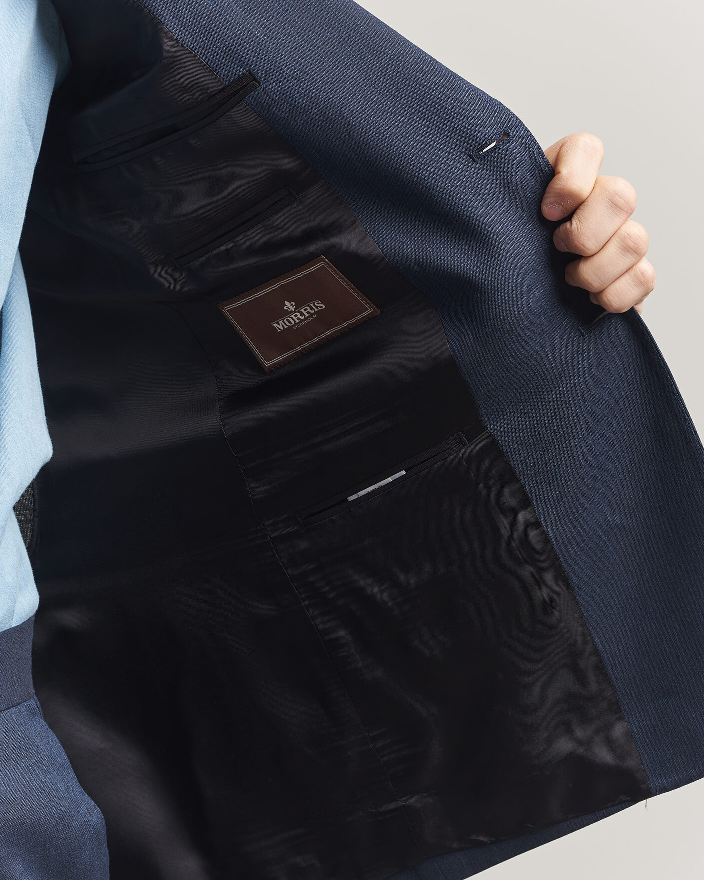Herre | Dressjakker | Morris | Linen Suit Blazer Navy