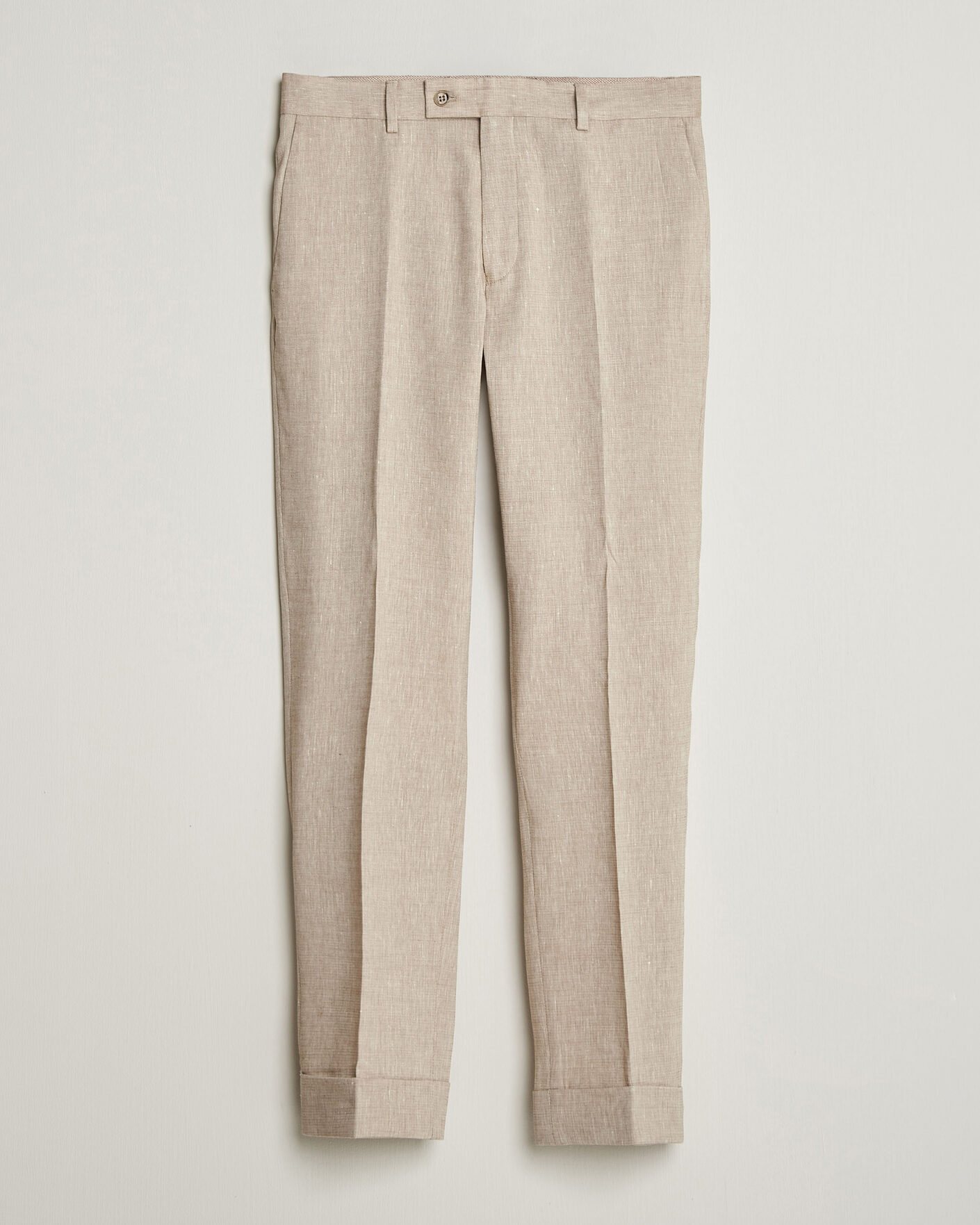 Herre | Bukser | Morris | Jack Linen Trousers Khaki