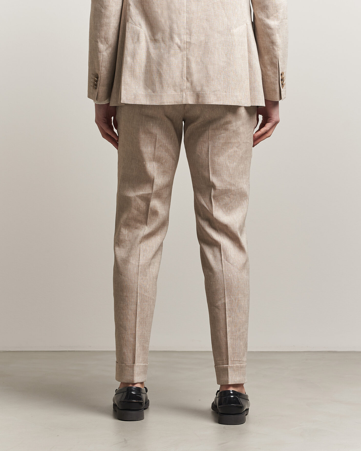 Herre | Bukser | Morris | Jack Linen Trousers Khaki