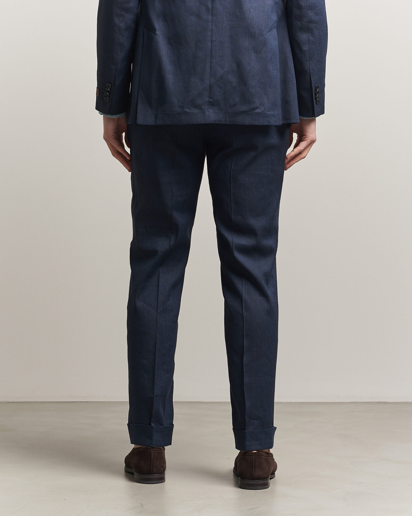Herre | Bukser | Morris | Jack Linen Trousers Navy