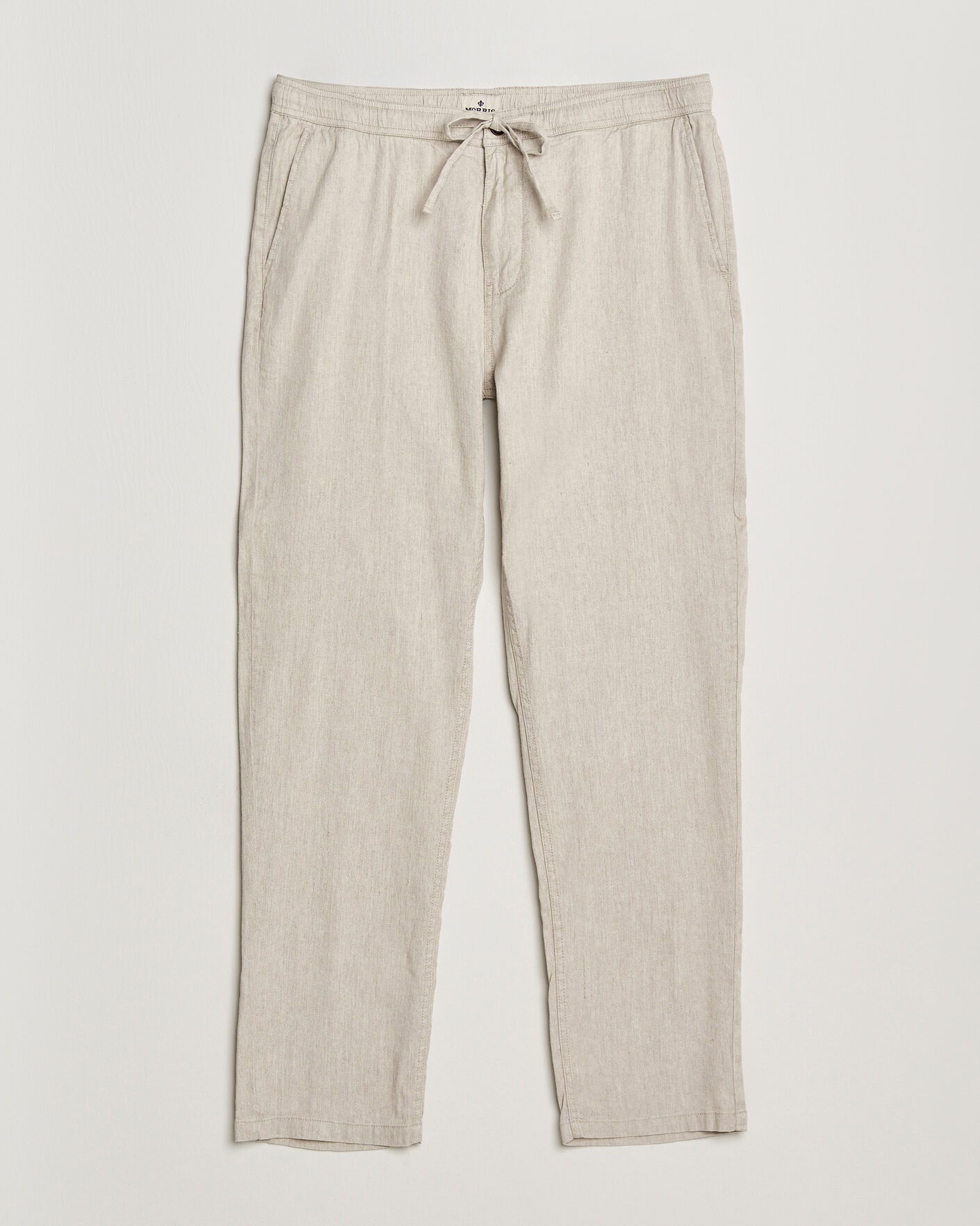 Herre | Bukser | Morris | Fenix Linen Trousers Khaki