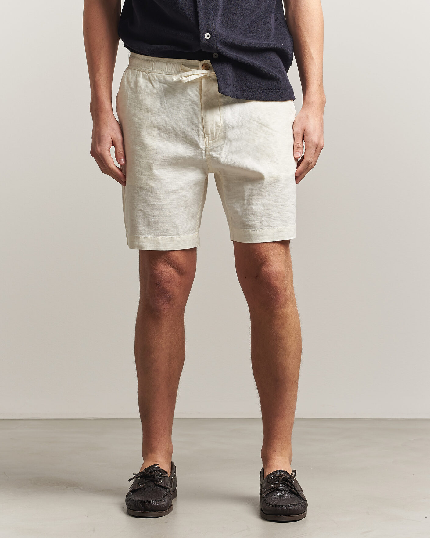 Herre | Shorts | Morris | Fenix Linen Shorts Off White