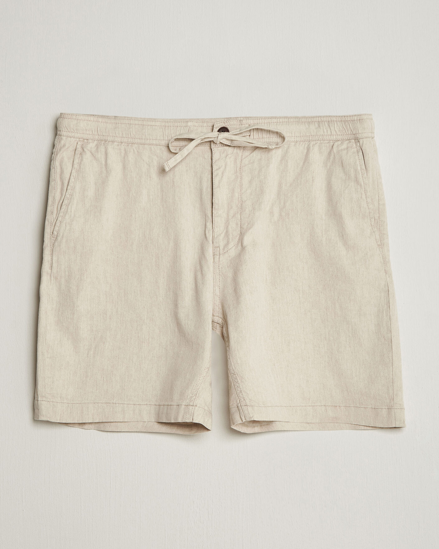 Herre | Shorts | Morris | Fenix Linen Shorts Khaki