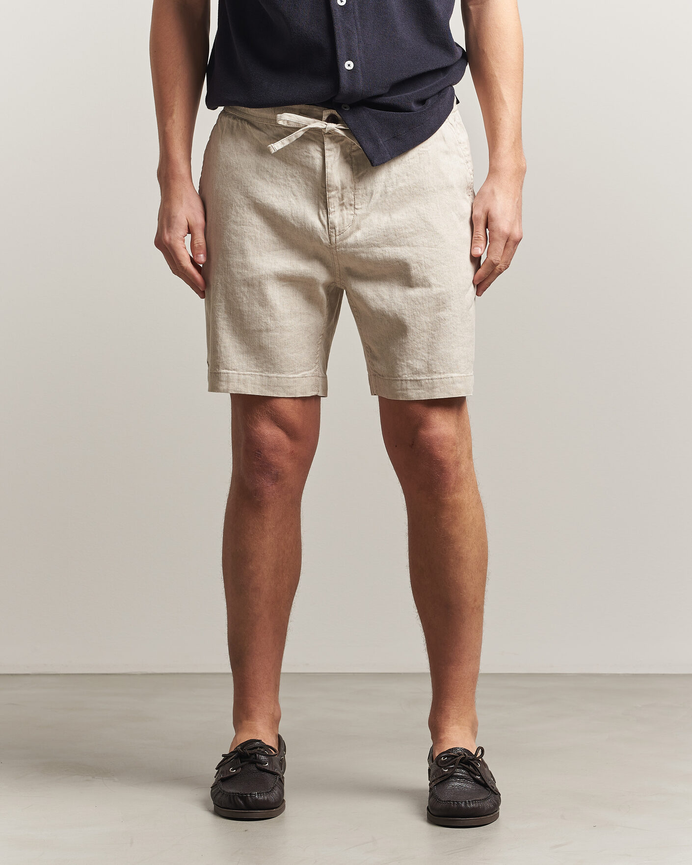Herre | Shorts | Morris | Fenix Linen Shorts Khaki