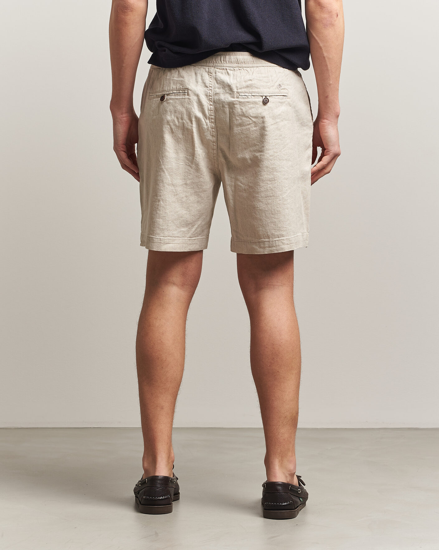 Herre | Shorts | Morris | Fenix Linen Shorts Khaki