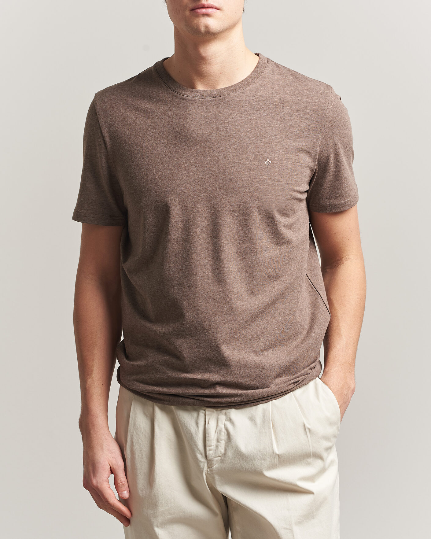 Herre | T-Shirts | Morris | James T-Shirt Brown